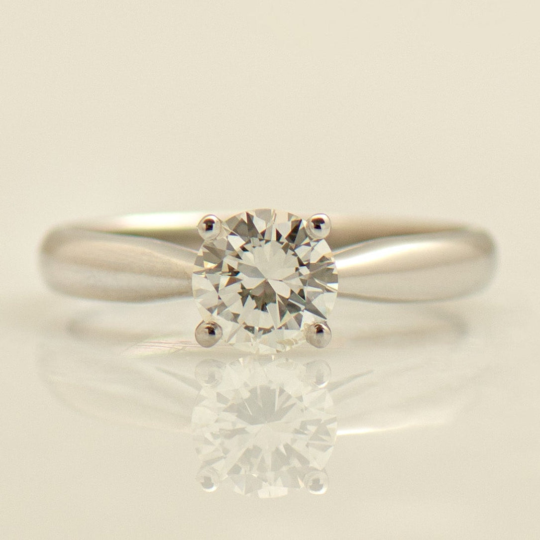 Cathedral Solitaire Ring