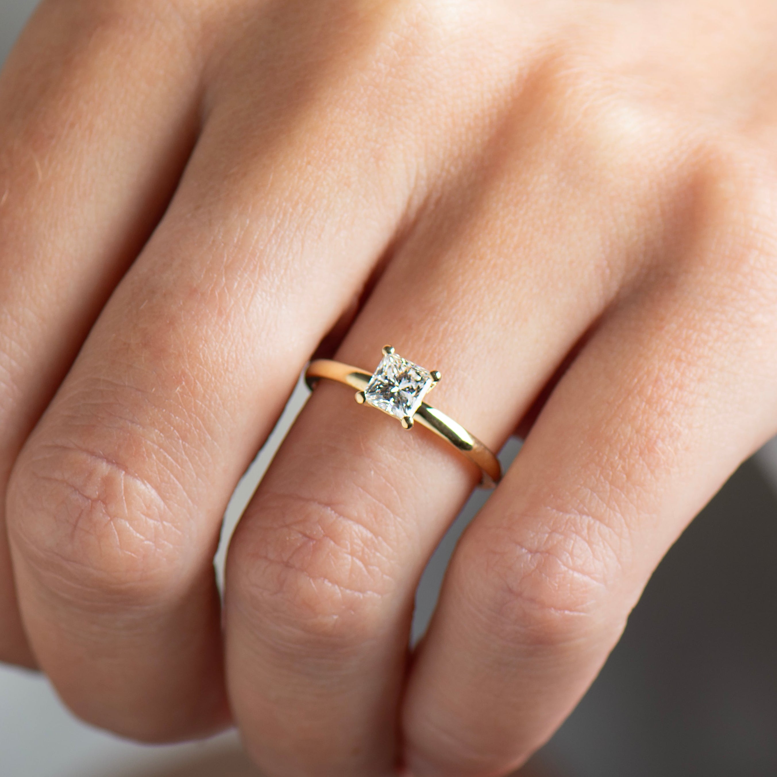 Classy Princess Engagement Ring