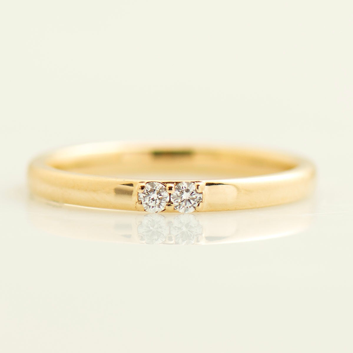 2 mm 2 Diamonds Wedding
