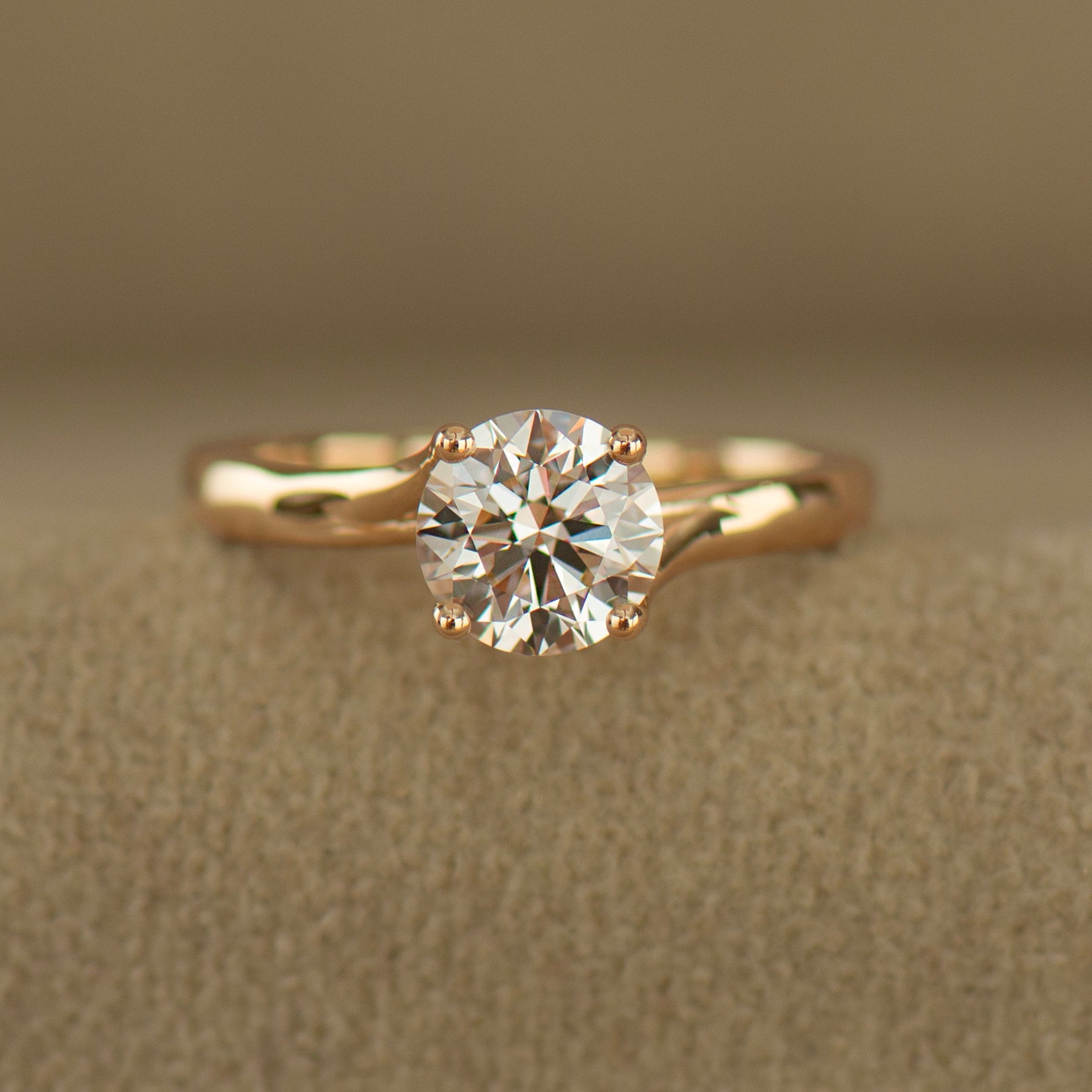 Large Bypass Engagement Ring