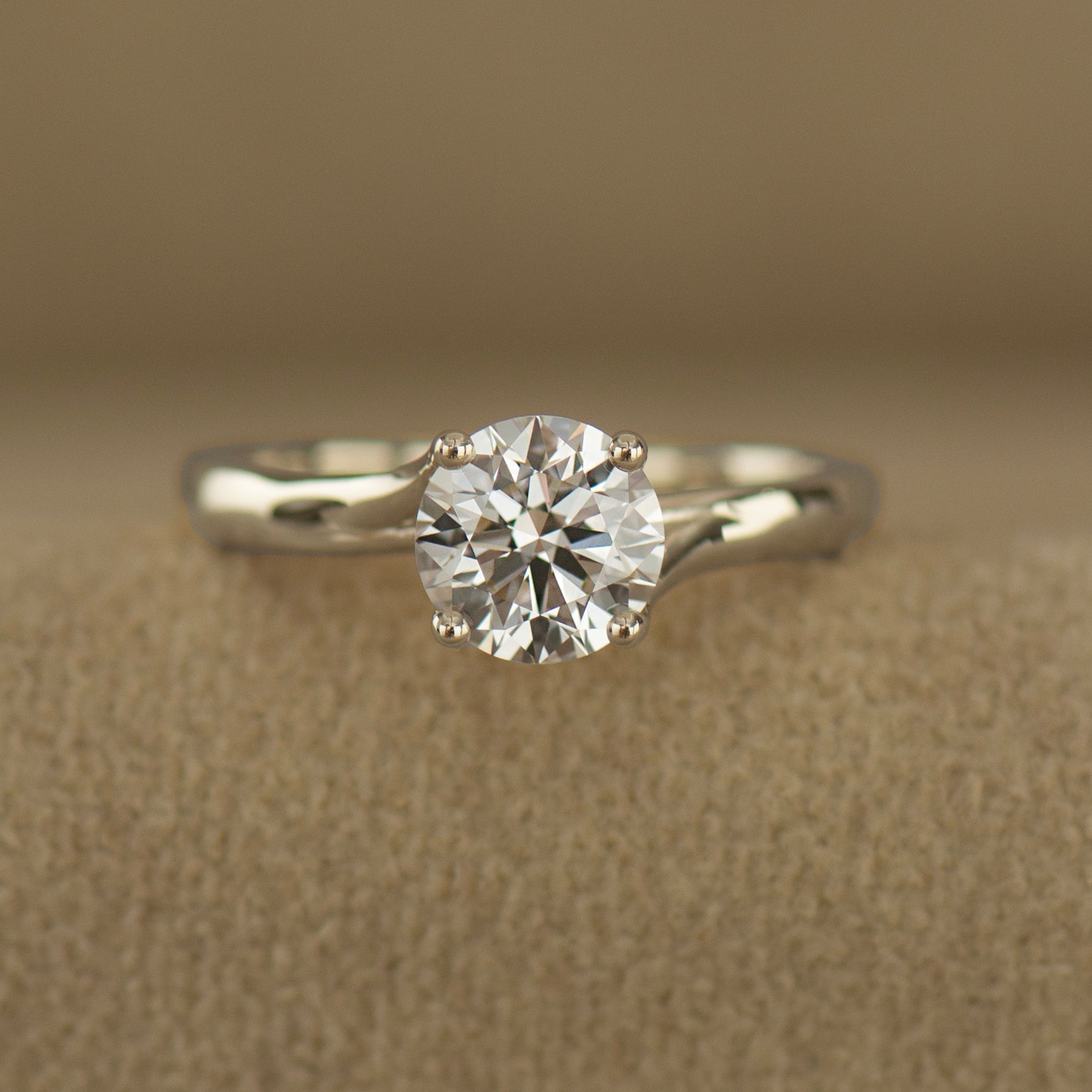 Large Bypass Engagement Ring