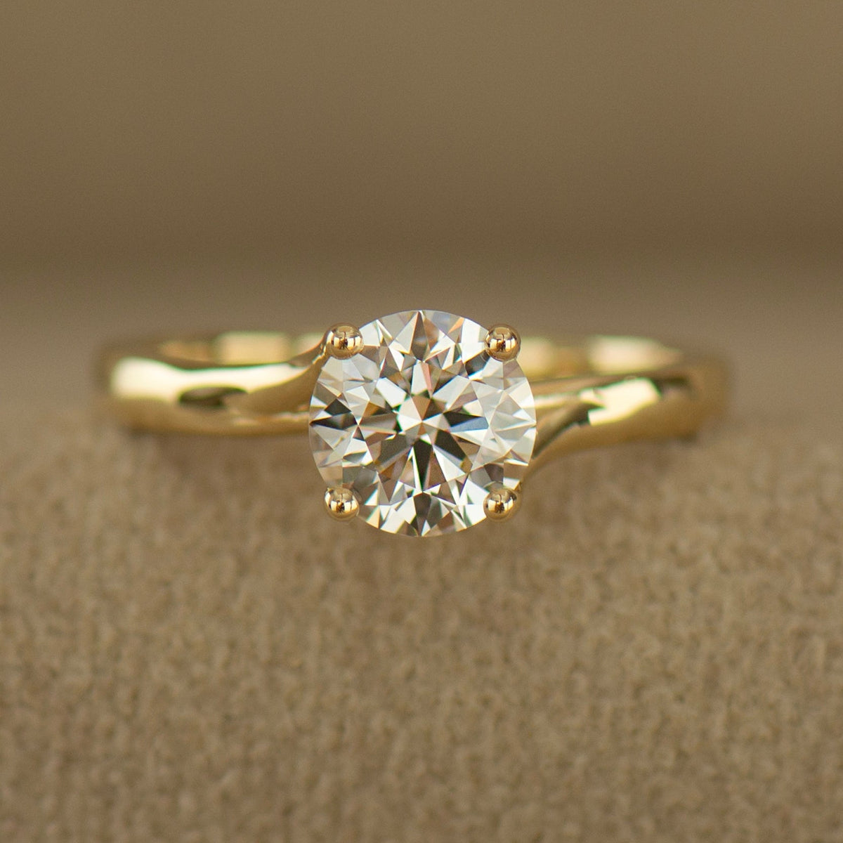 Large Bypass Engagement Ring