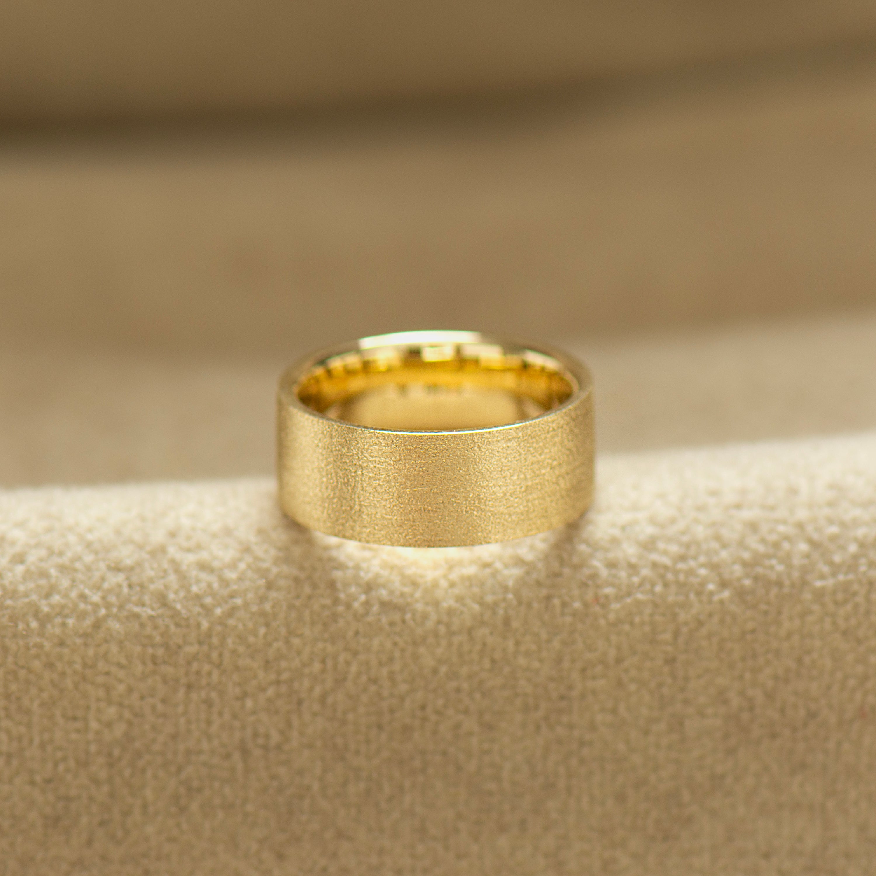 6mm Brushed Wedding Ring