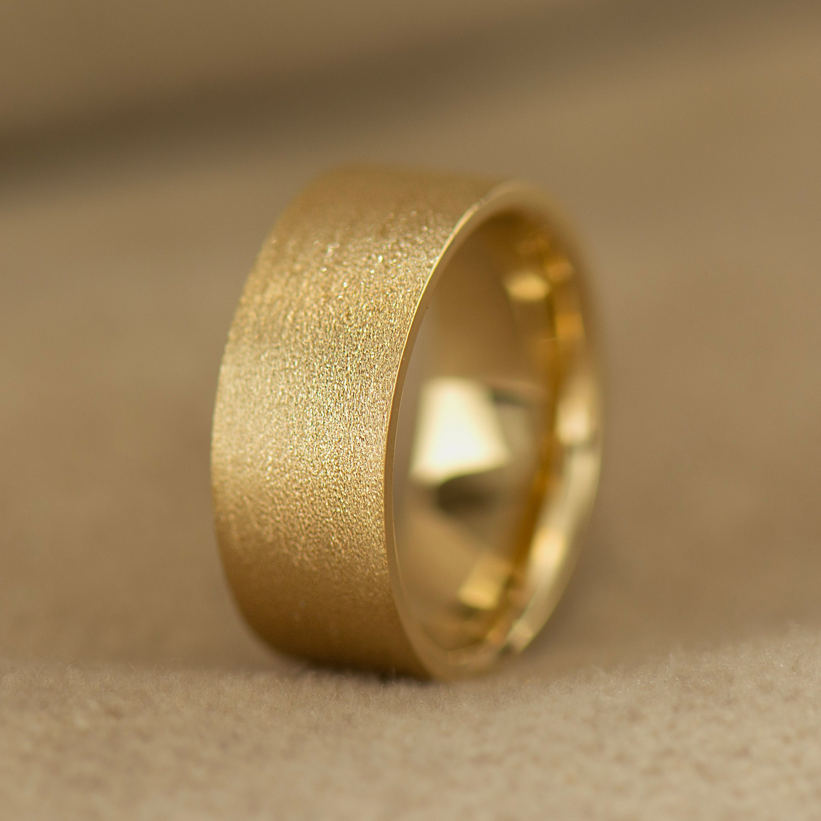 7mm Brushed Wedding Ring