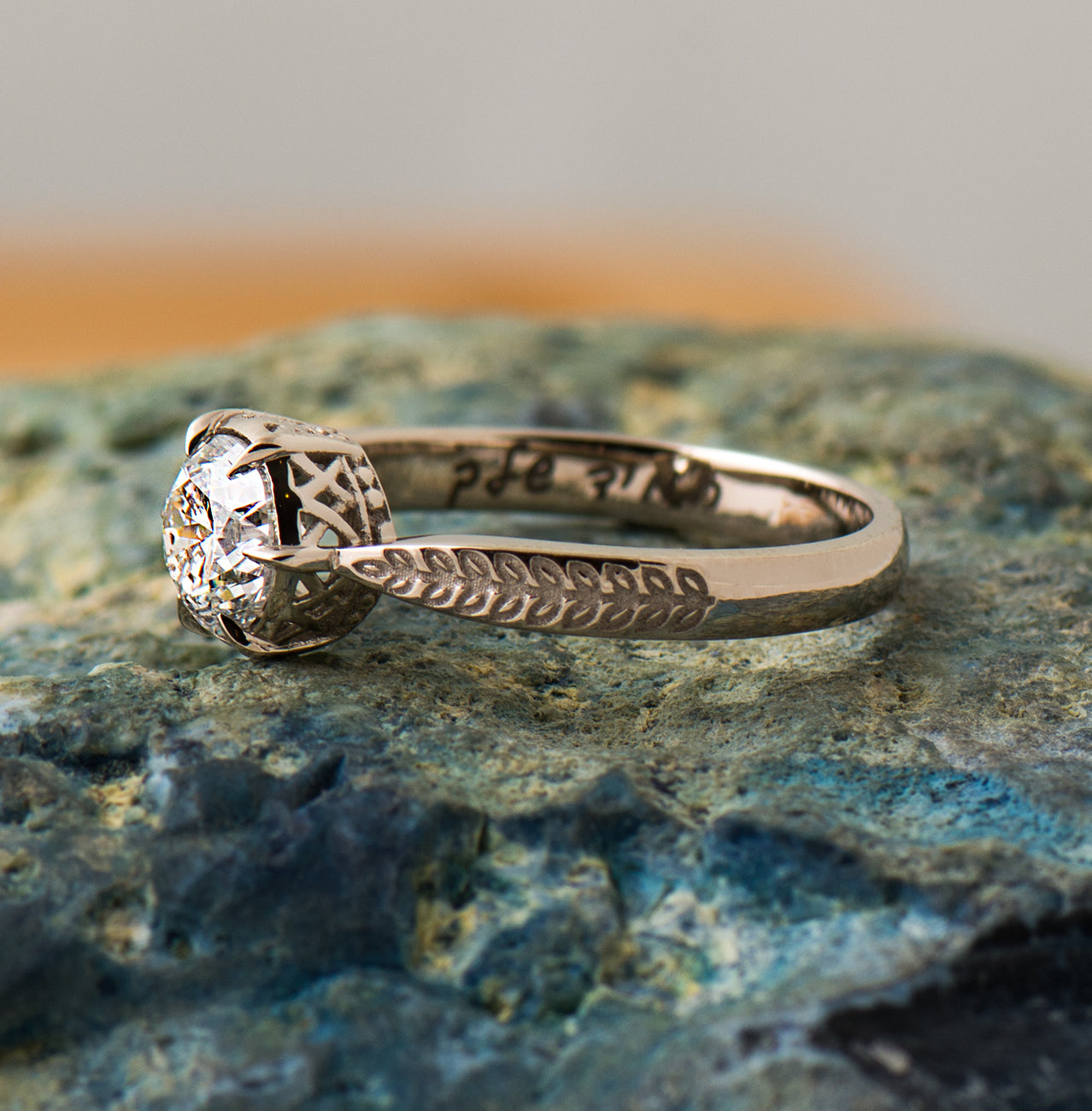Vintage Style Engagement Ring