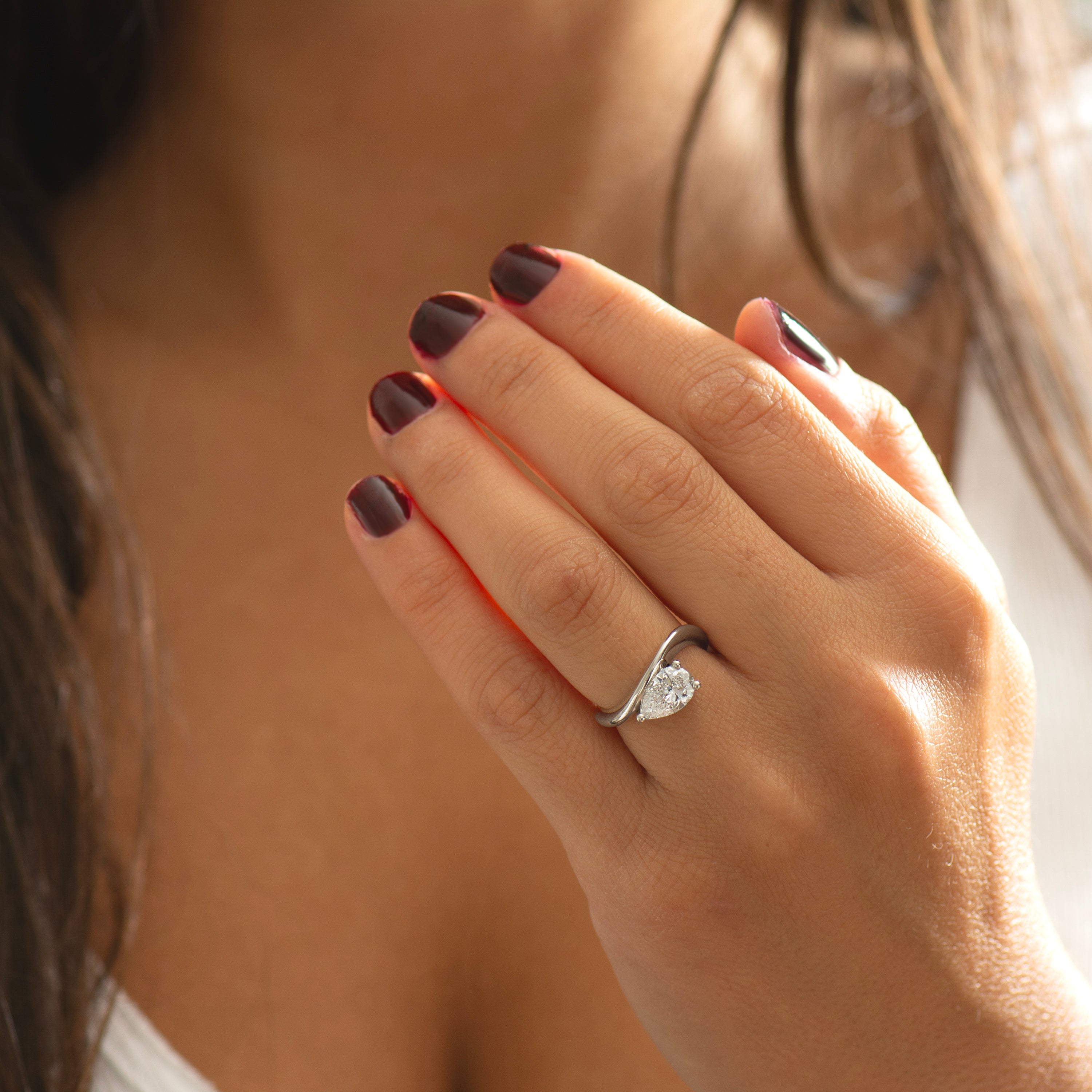 East-West Pear Ring