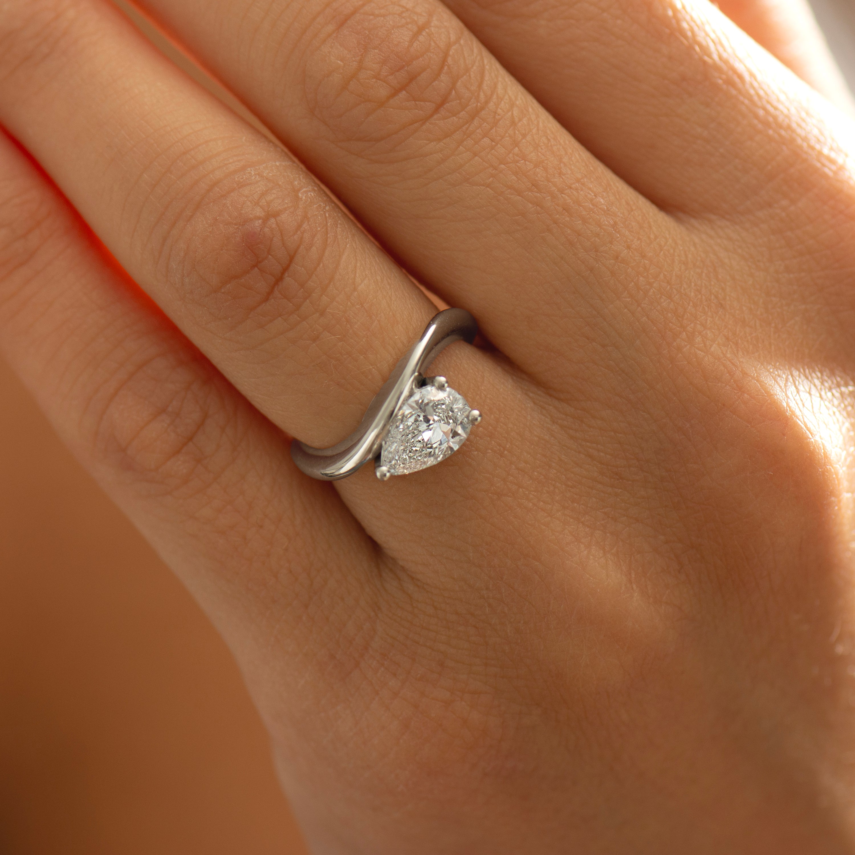 East-West Pear Ring
