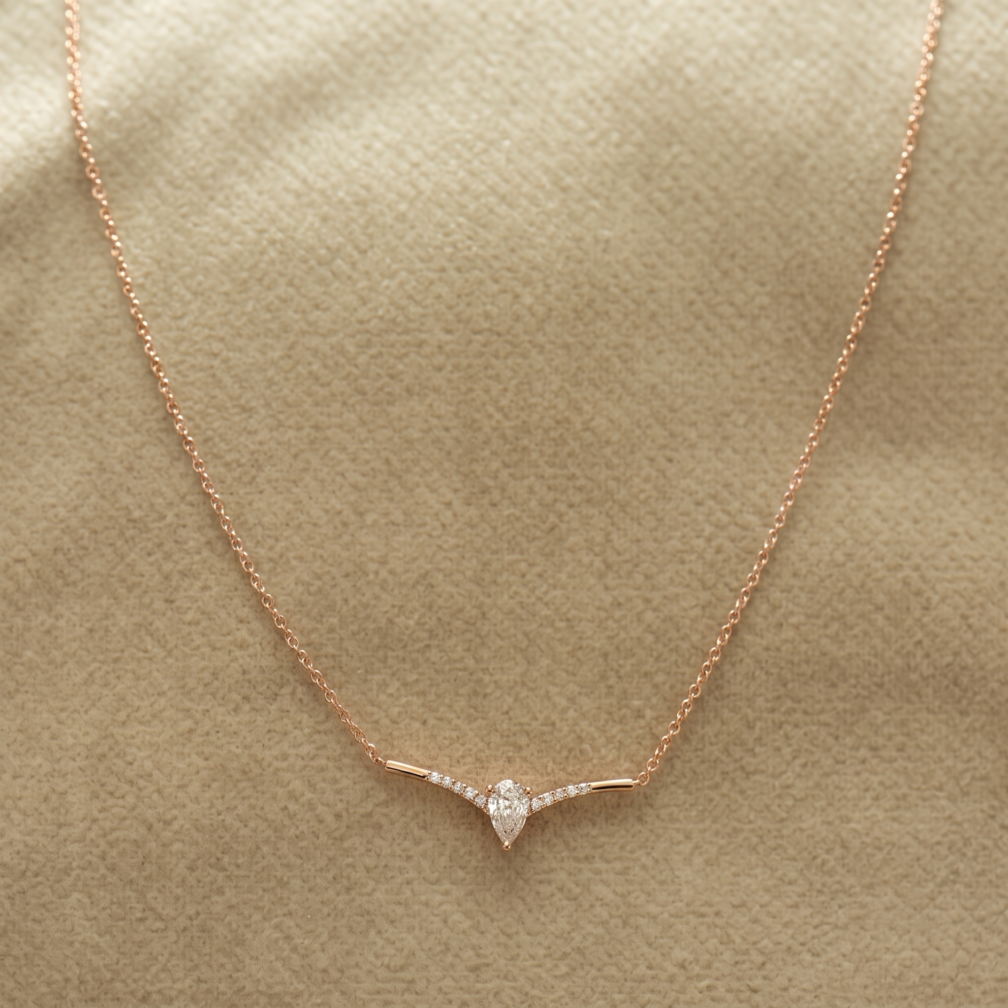 Flying Bird Diamond Necklace