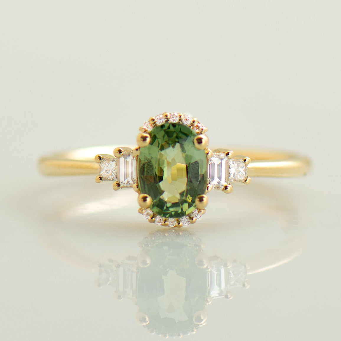 Royal Sapphire Engagement Ring