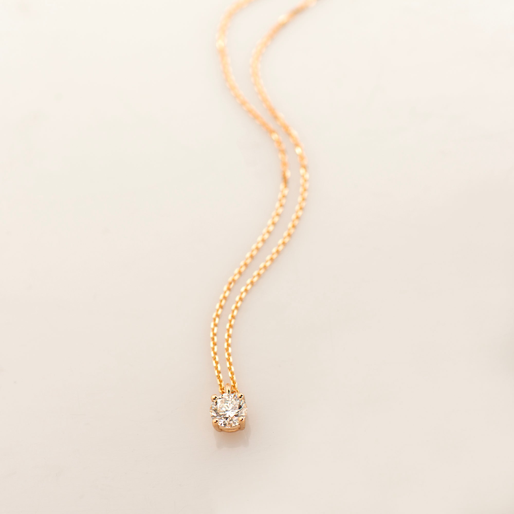 Solitaire Diamond Necklace