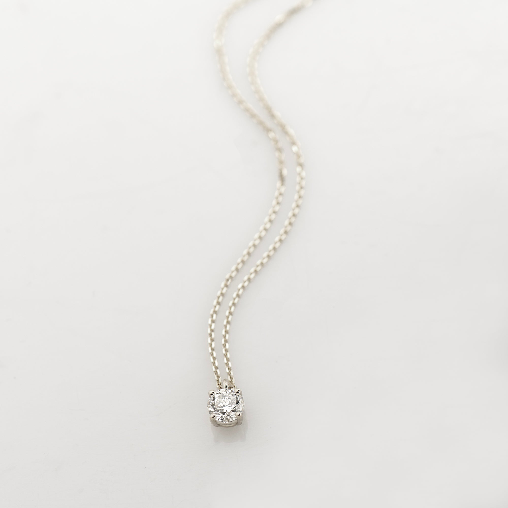 Solitaire Diamond Necklace