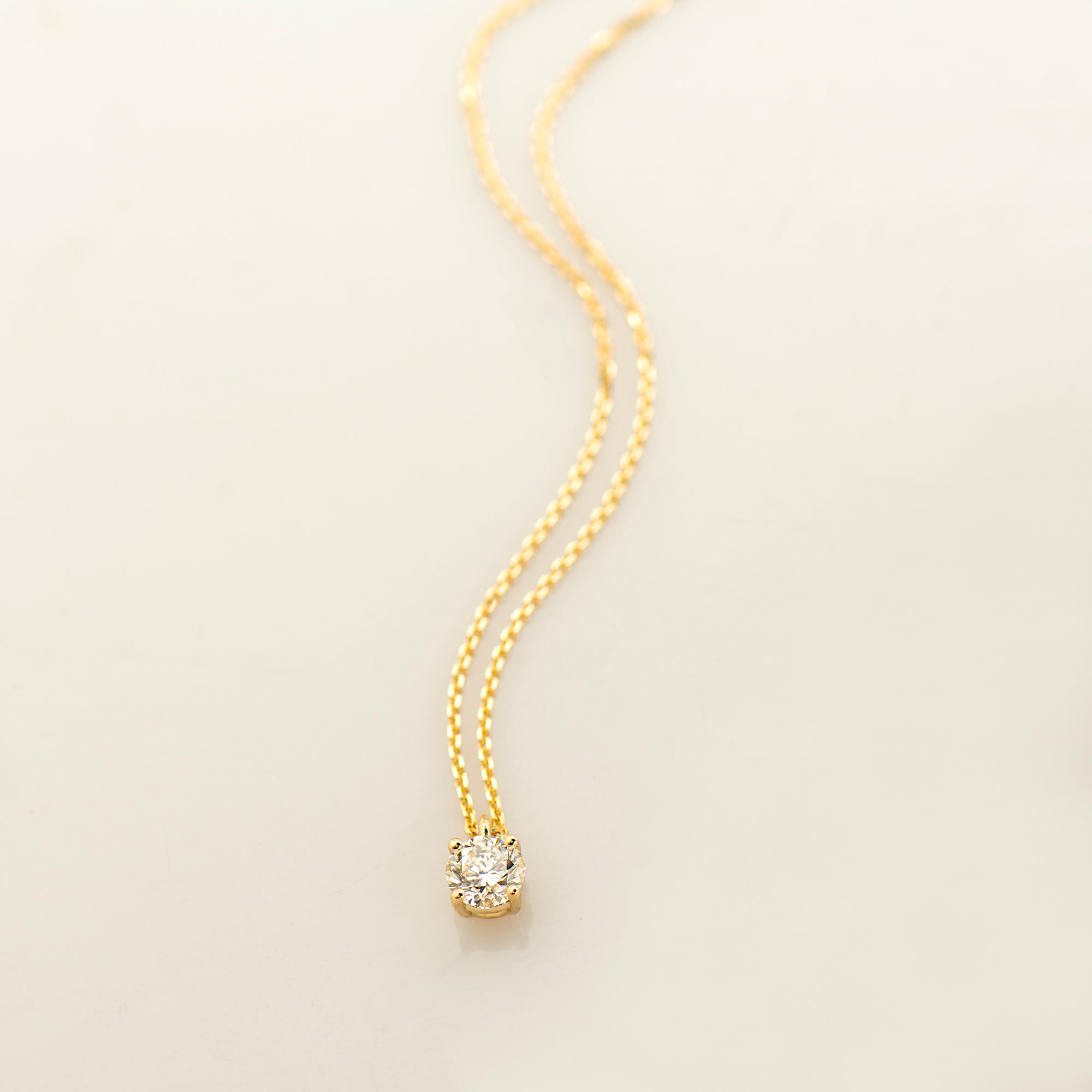 Solitaire Diamond Necklace