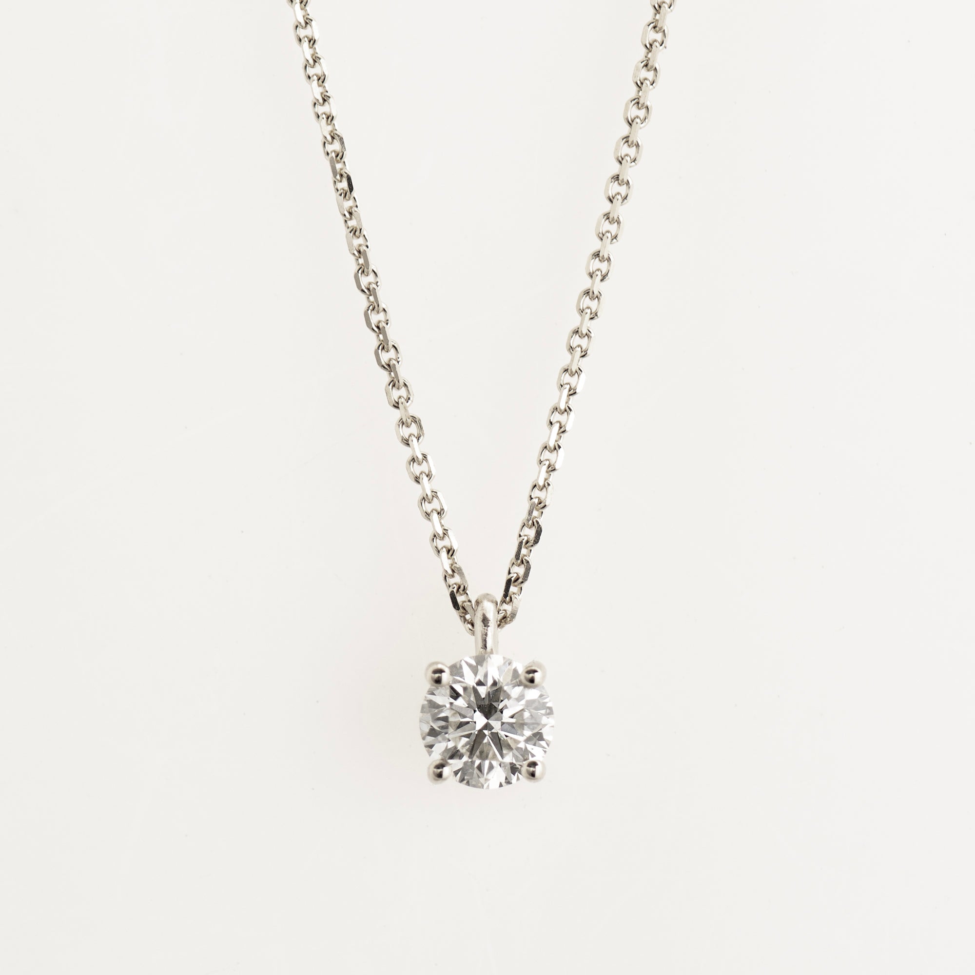 Solitaire Diamond Necklace