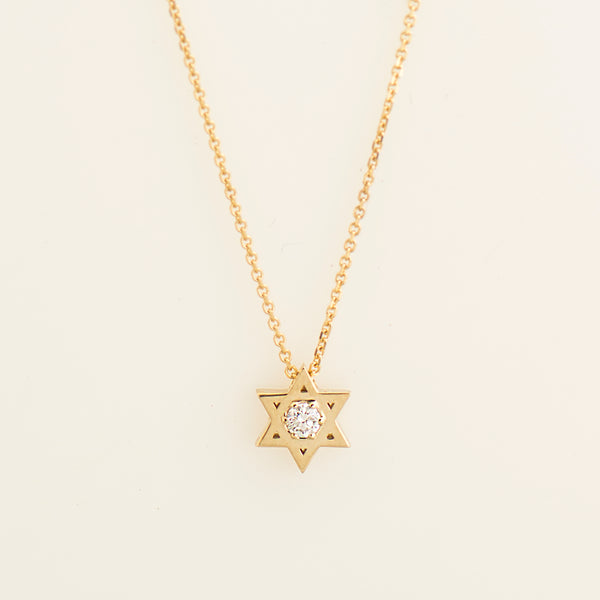 Signature Star of David - Large Version with Diamond