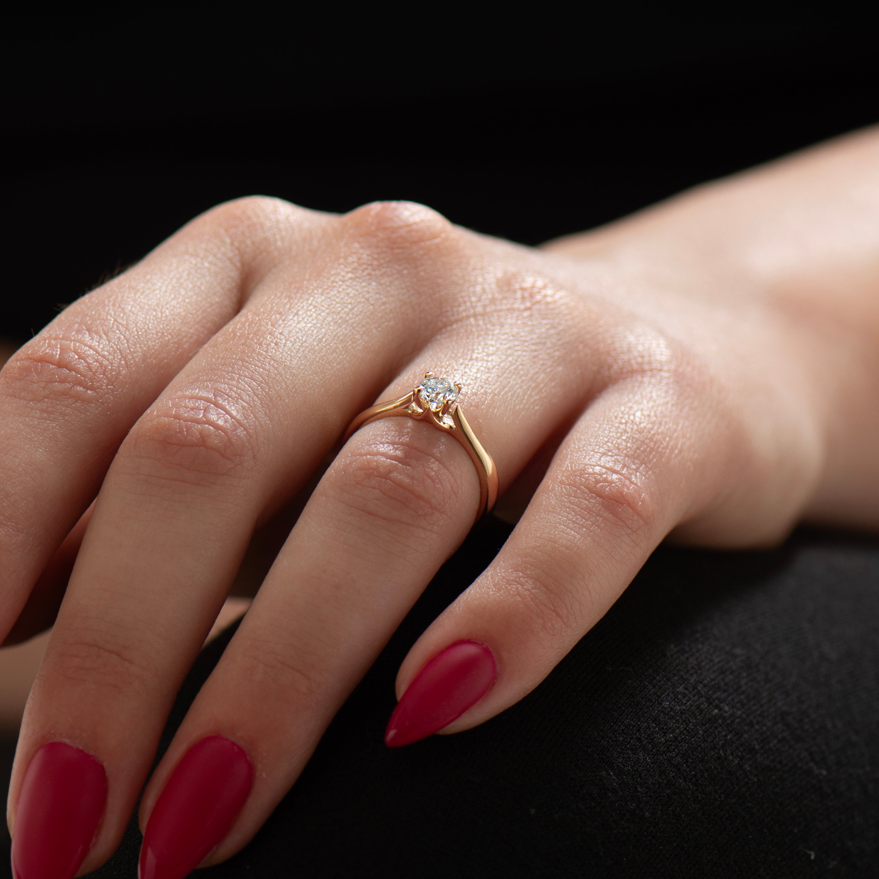 Solitaire Diamond Ring
