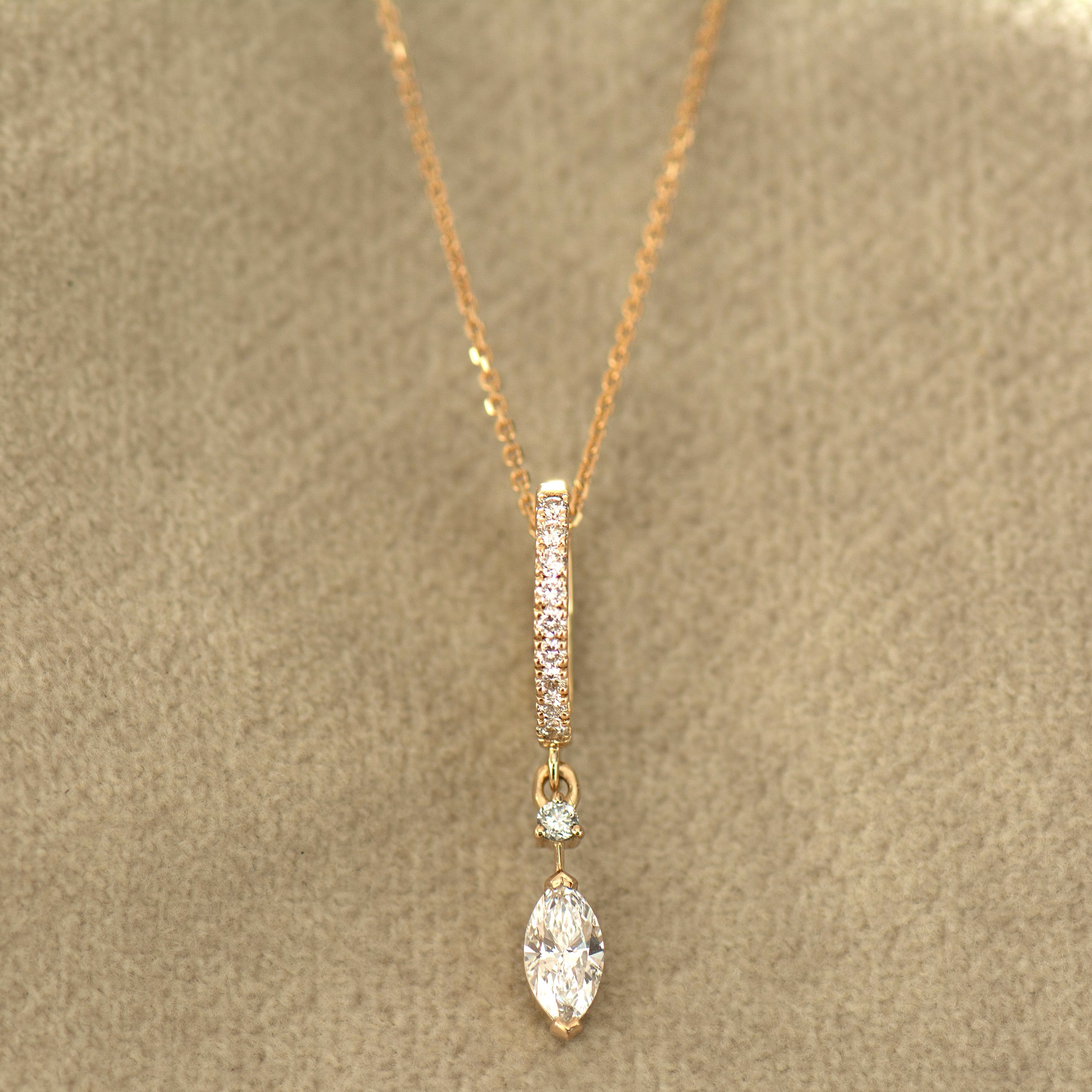 Marquise Diamond Jewelry Set