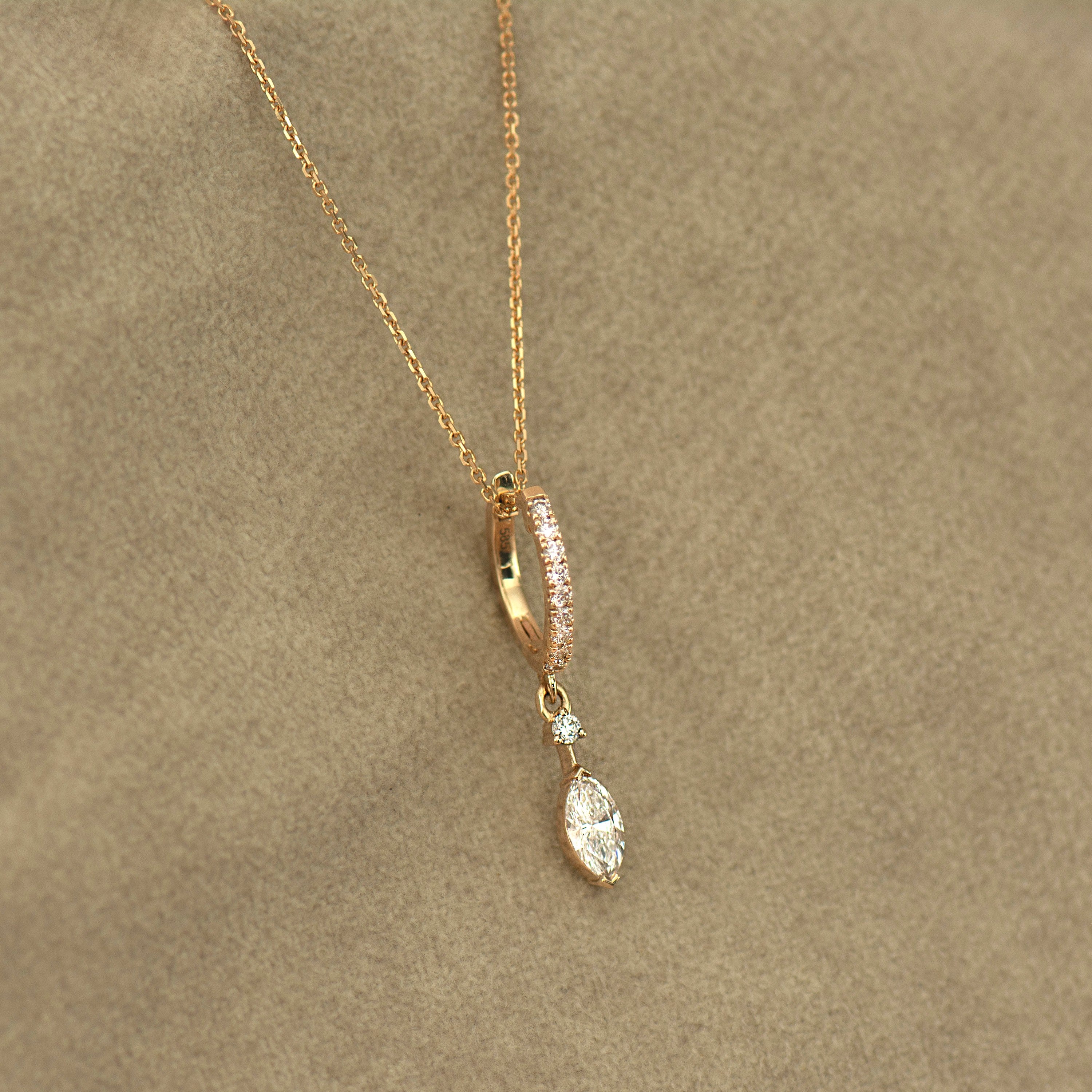 Marquise Diamond Jewelry Set