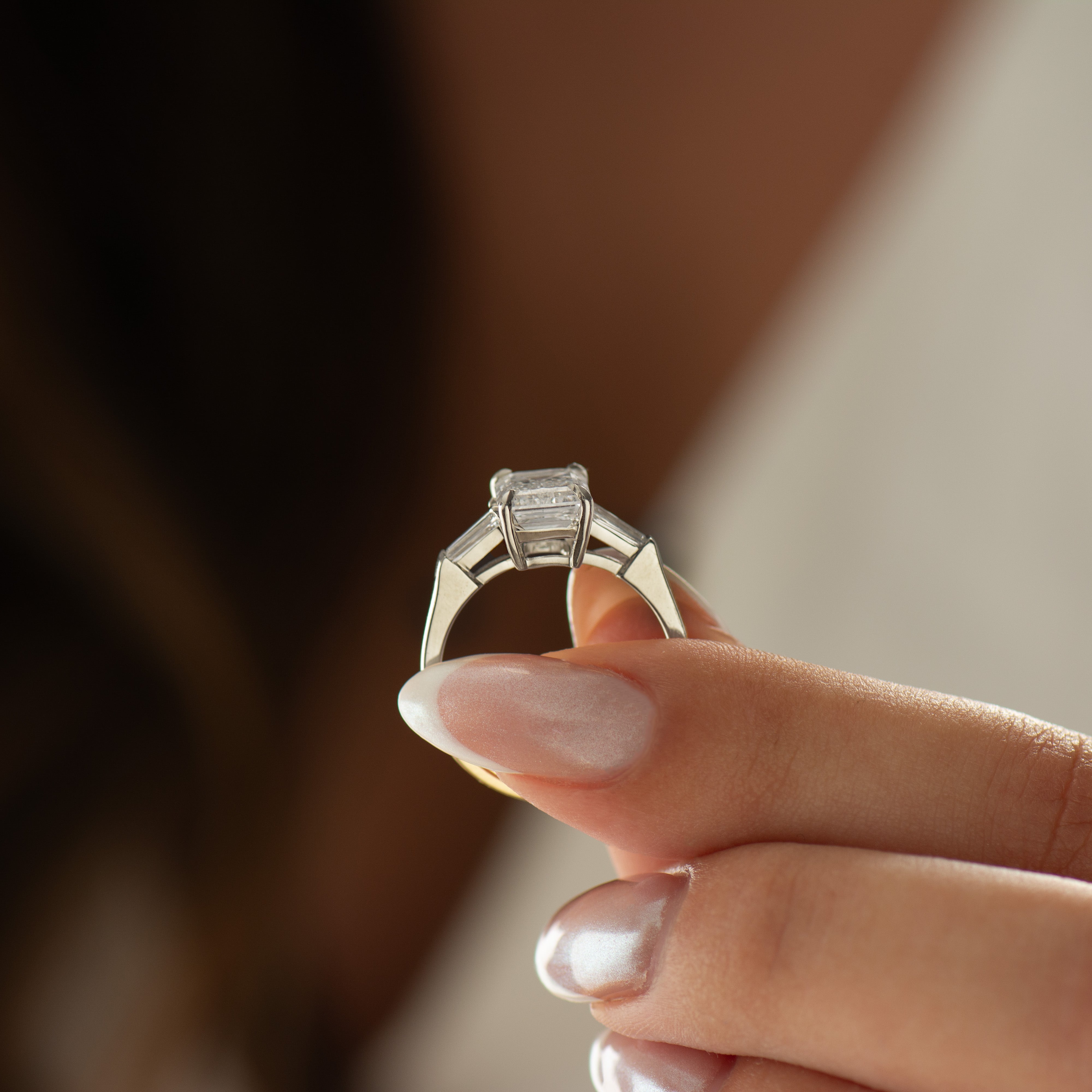 Emerald Cut Engagement Ring