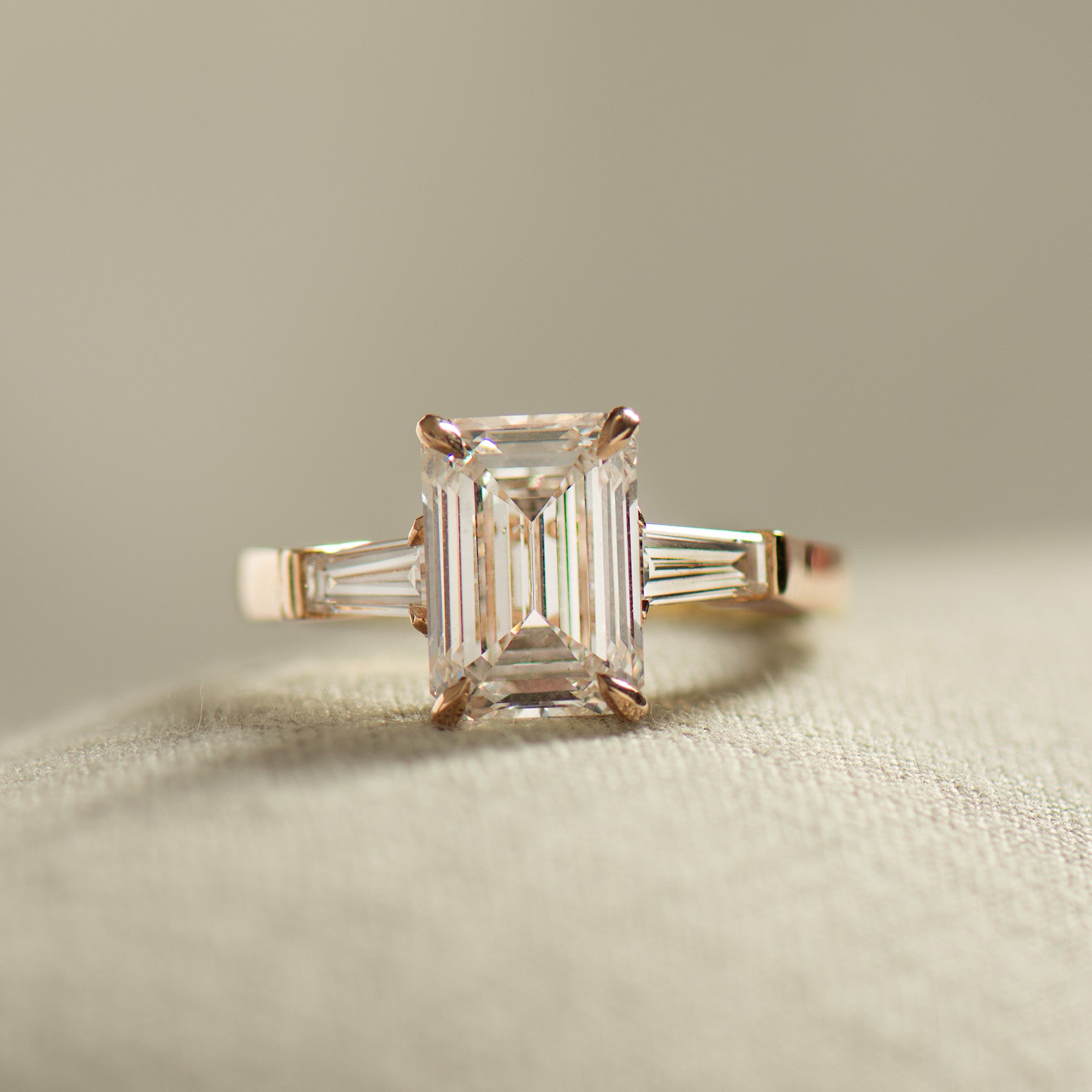 Emerald Cut Engagement Ring