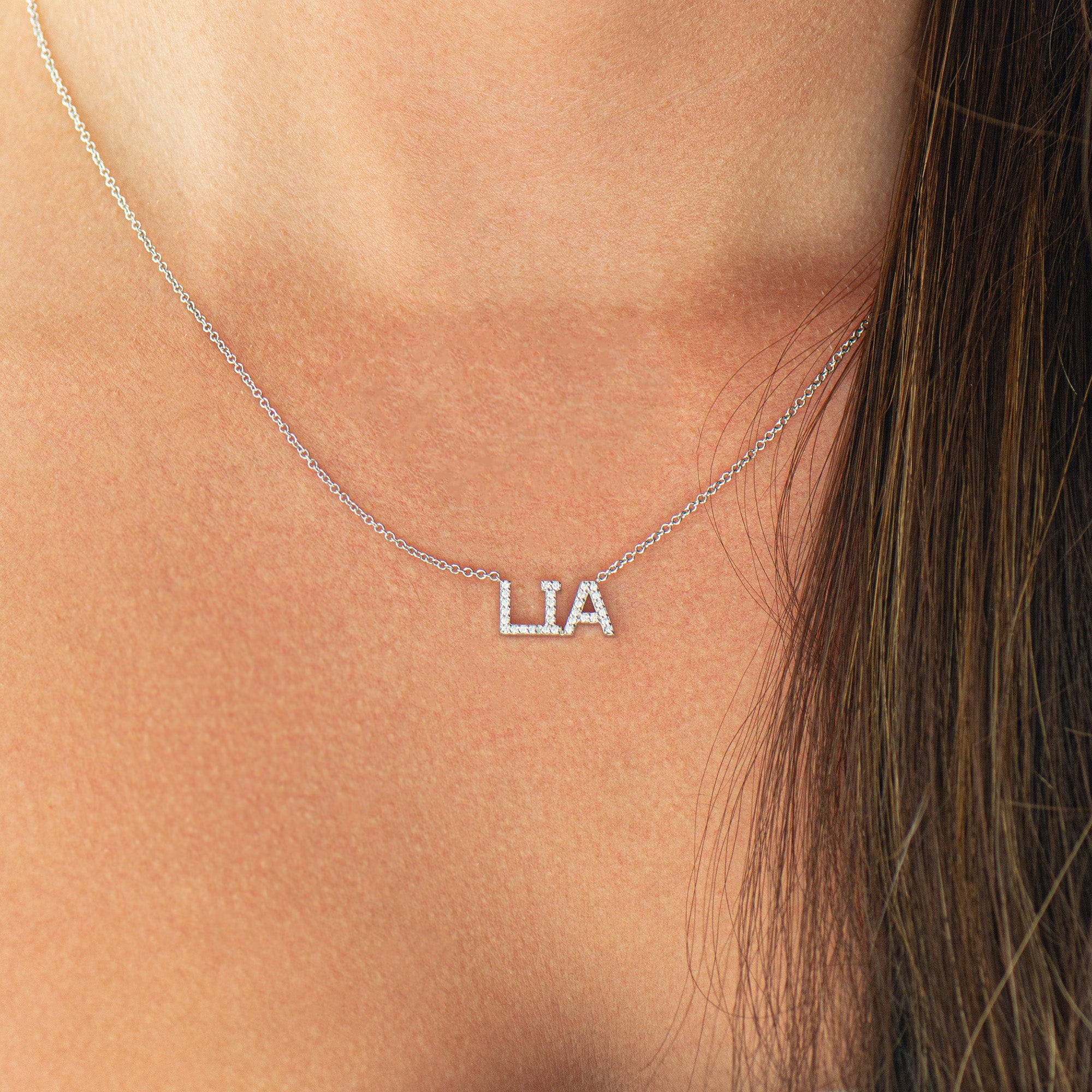 Diamond Name Necklace