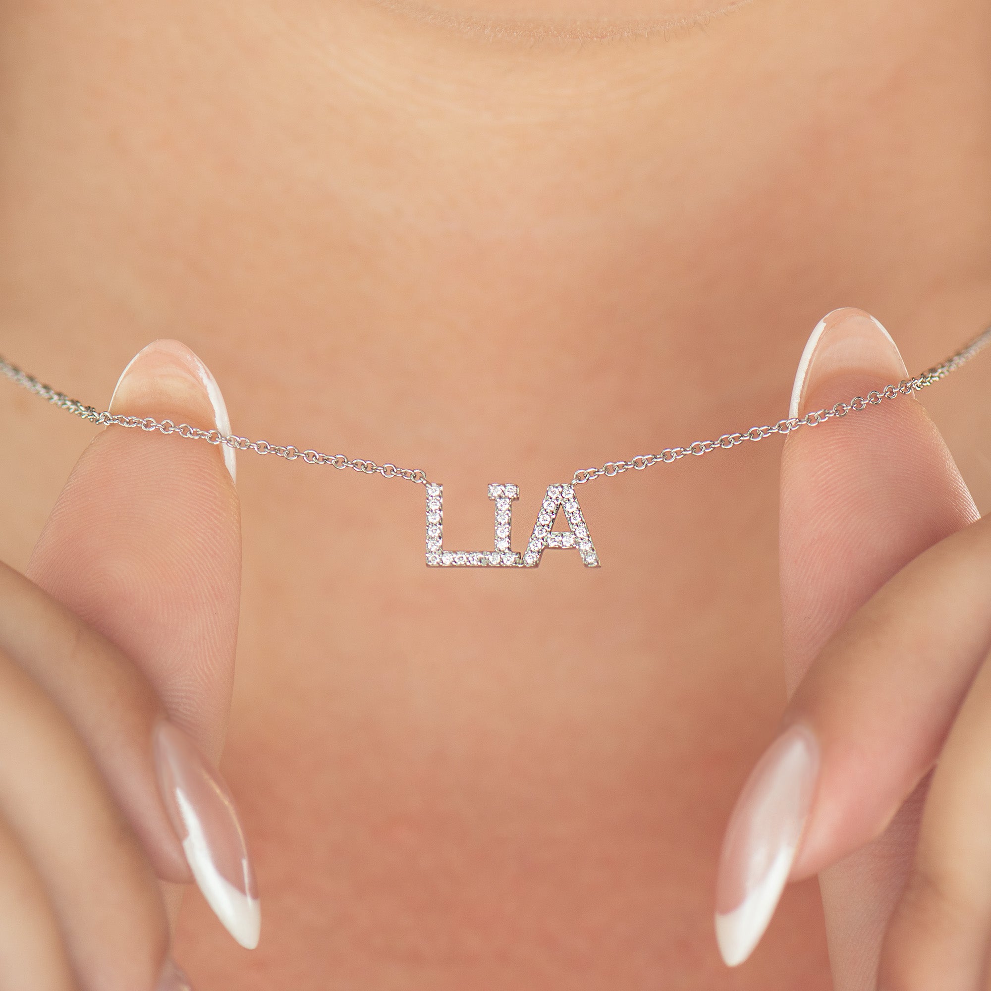 Diamond Name Necklace