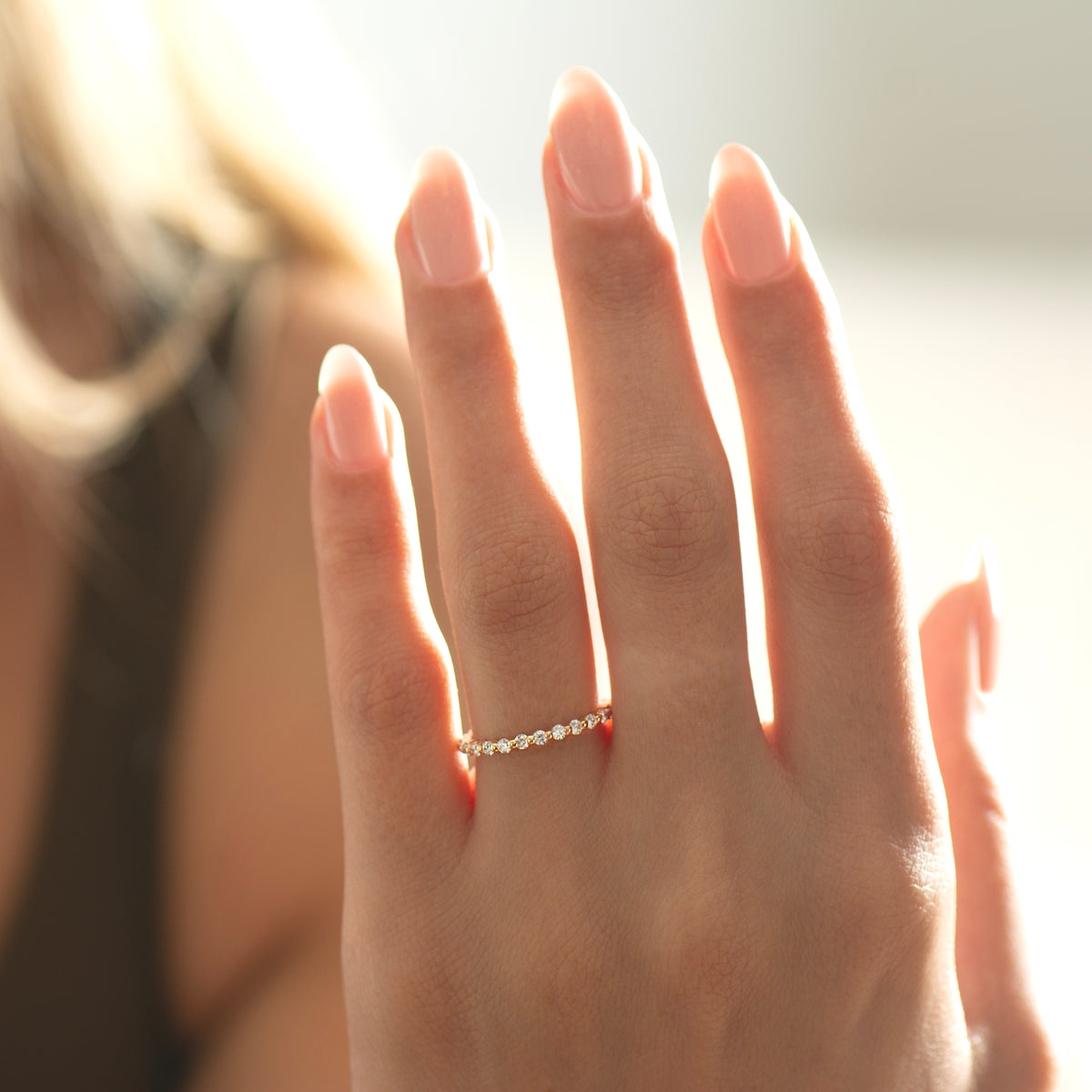 Eternity Bubble Diamonds Ring