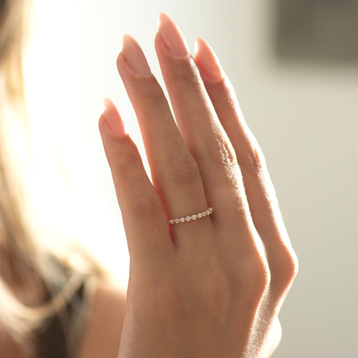Eternity Bubble Diamonds Ring