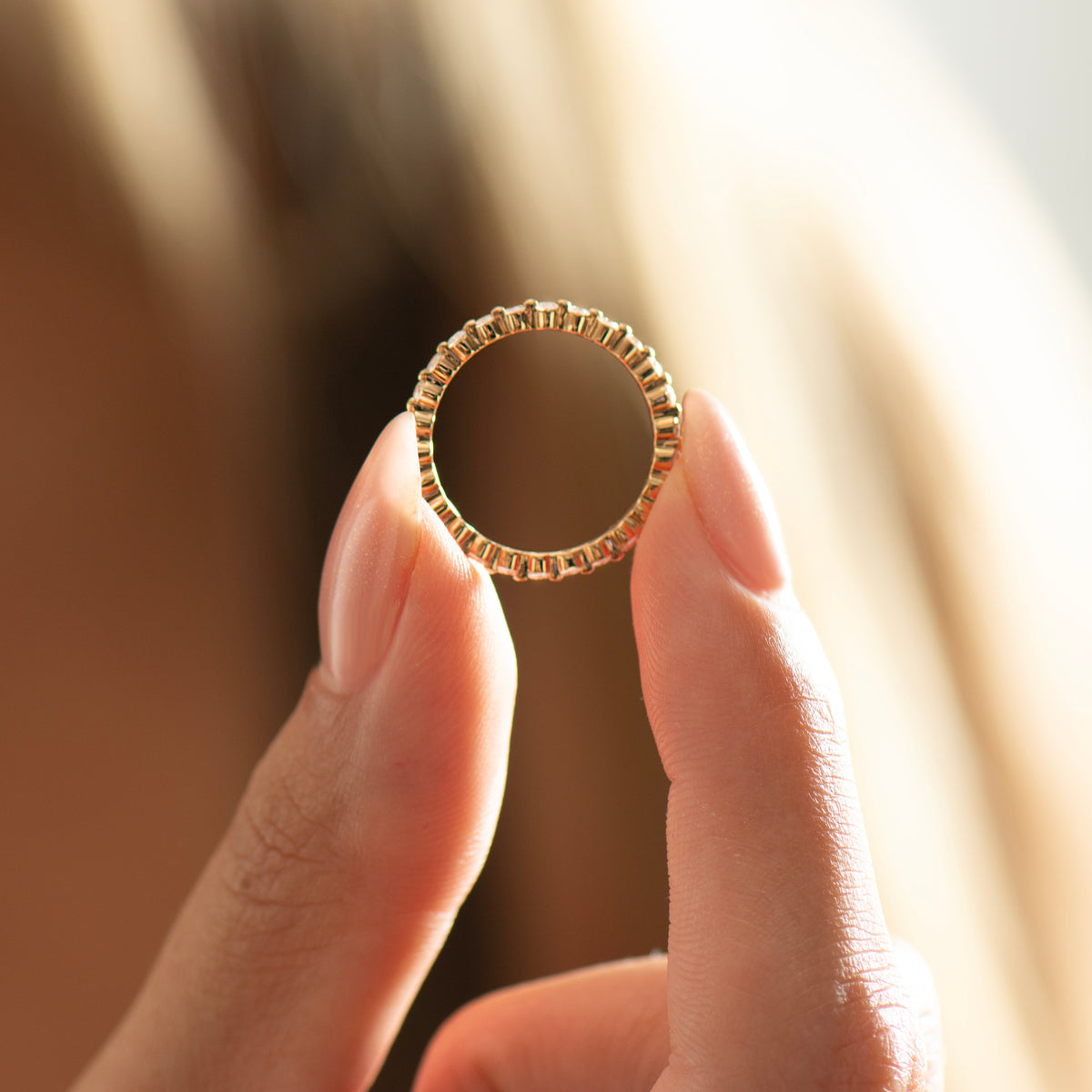 Eternity Bubble Diamonds Ring