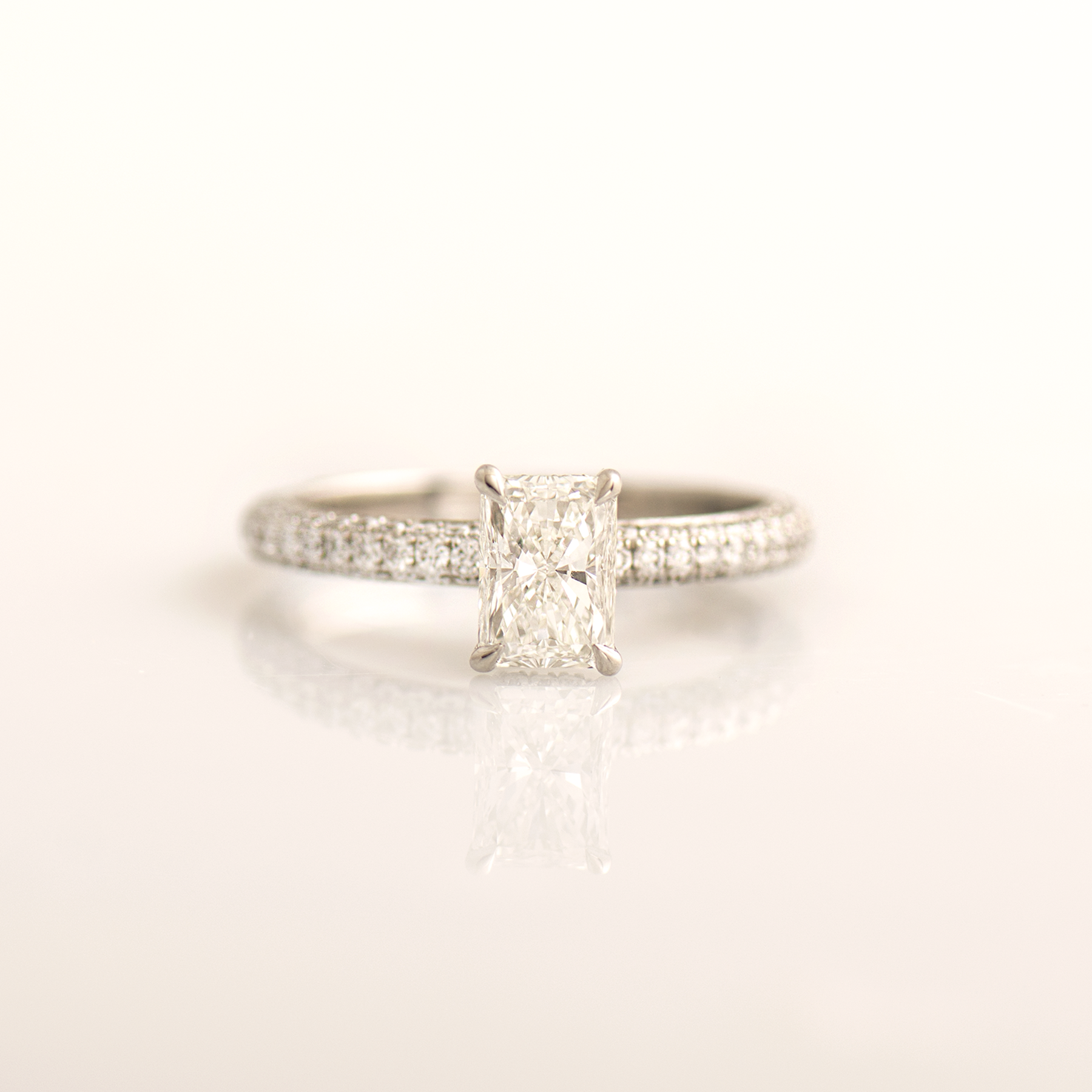 Radiant Engagement Ring