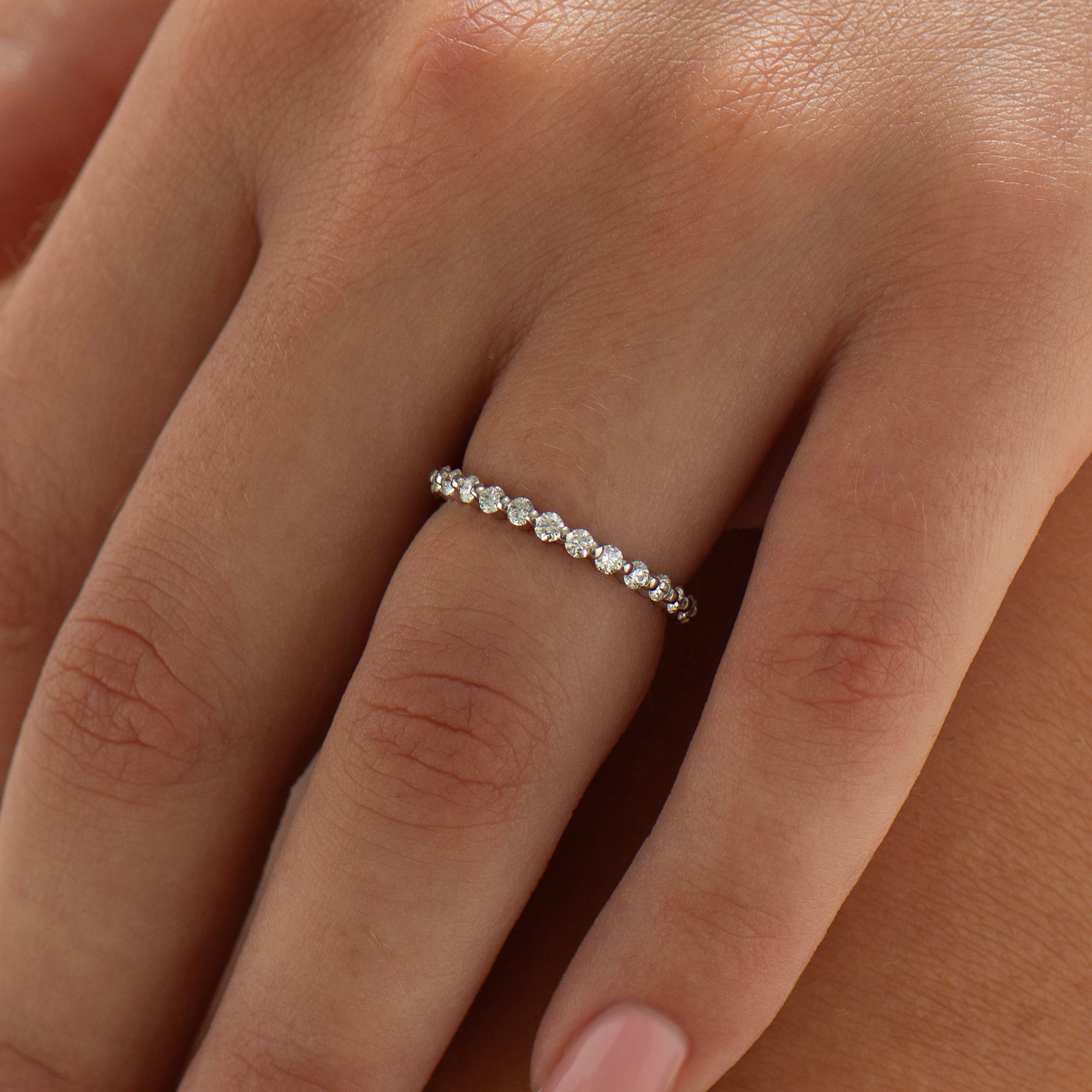 Eternity Bubble Diamonds Ring