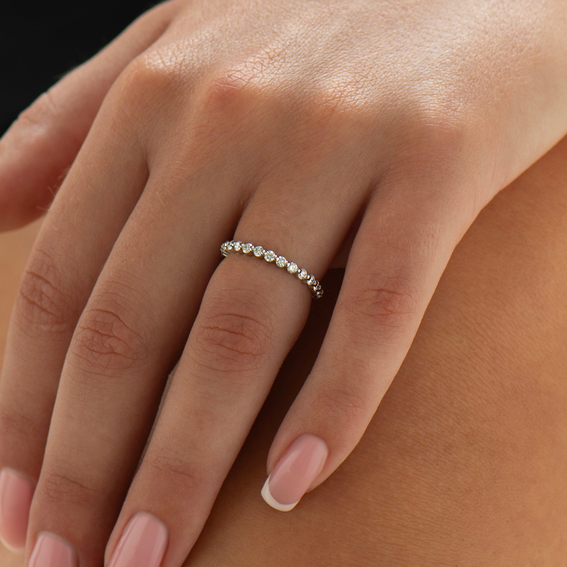 Eternity Bubble Diamonds Ring