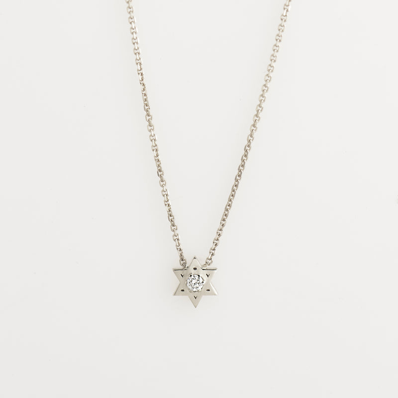 Signature Star of David - Small Version with Diamond