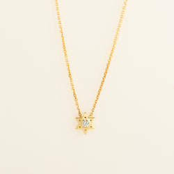 Signature Star of David - Small Version with Diamond