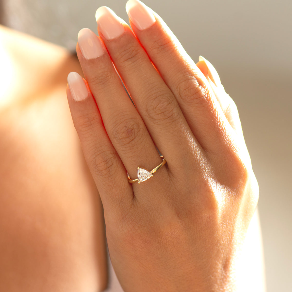 Trillion Engagement Ring