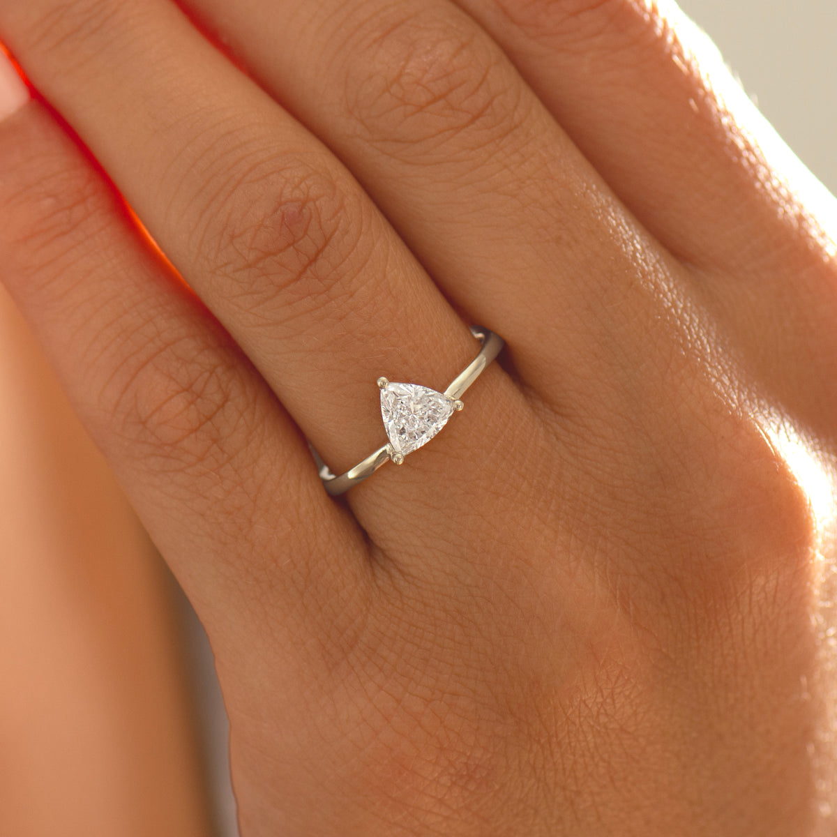 Trillion Engagement Ring
