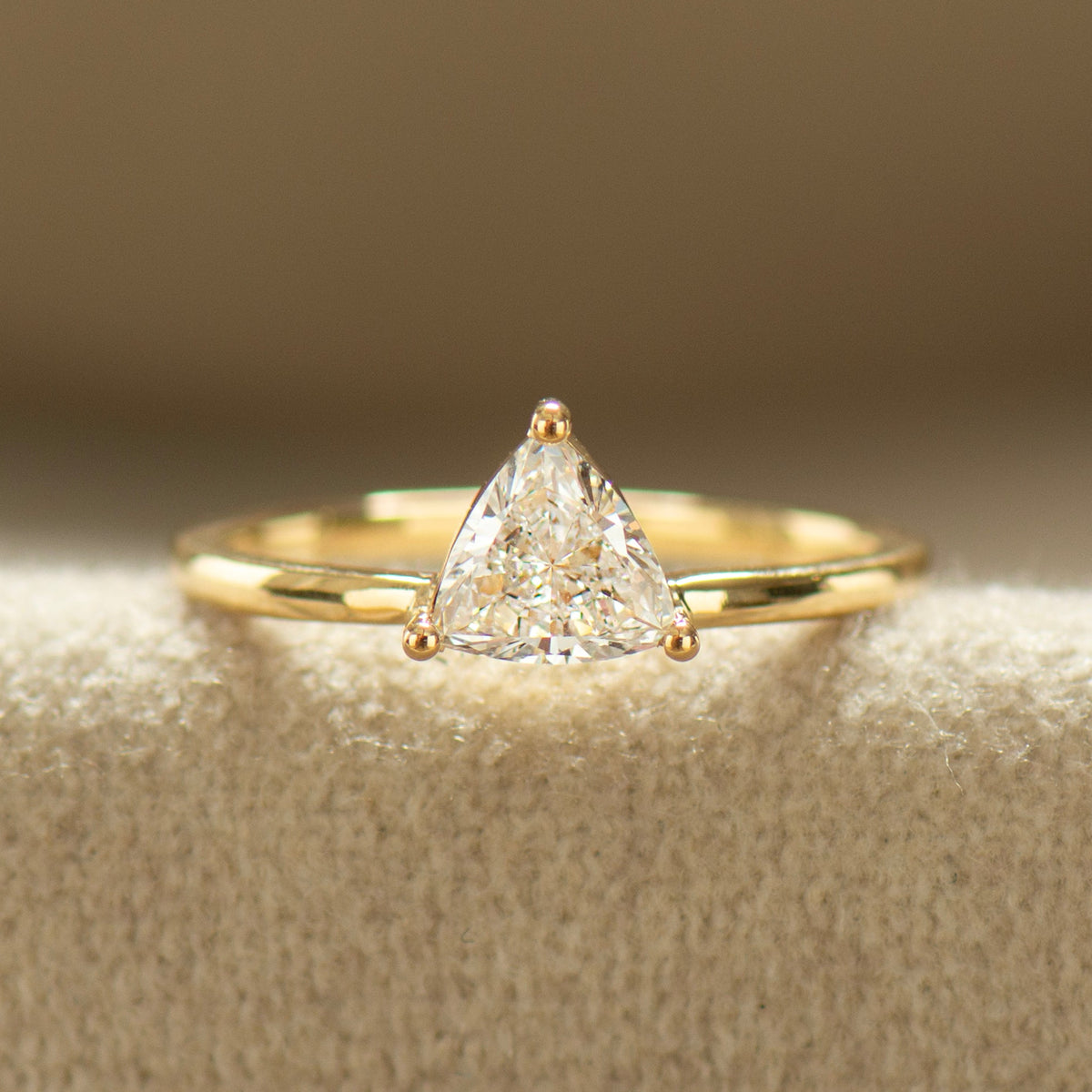 Trillion Engagement Ring