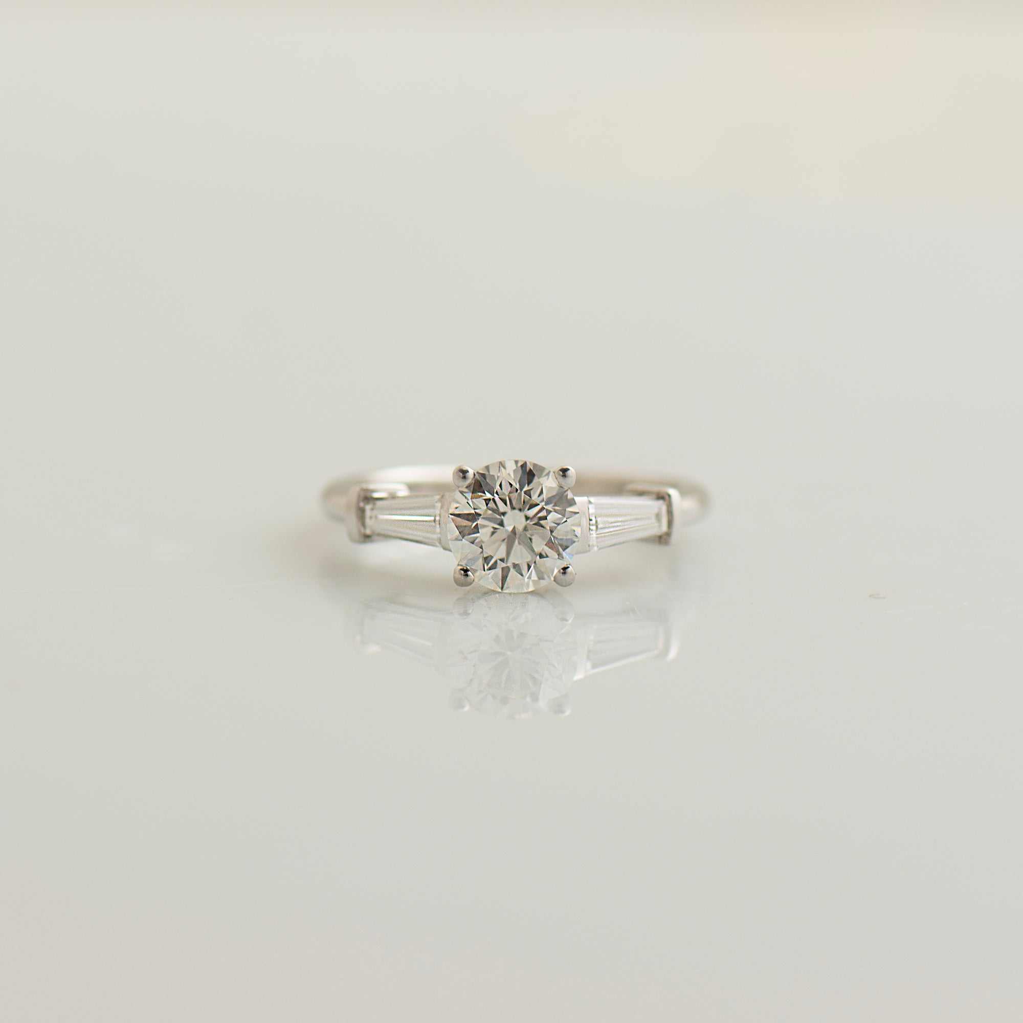 Three stone Lab Diamonds Ring