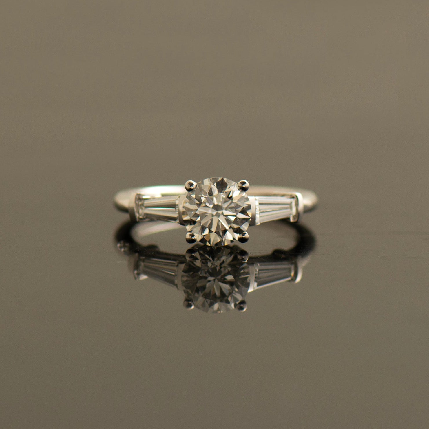 Three stone Lab Diamonds Ring
