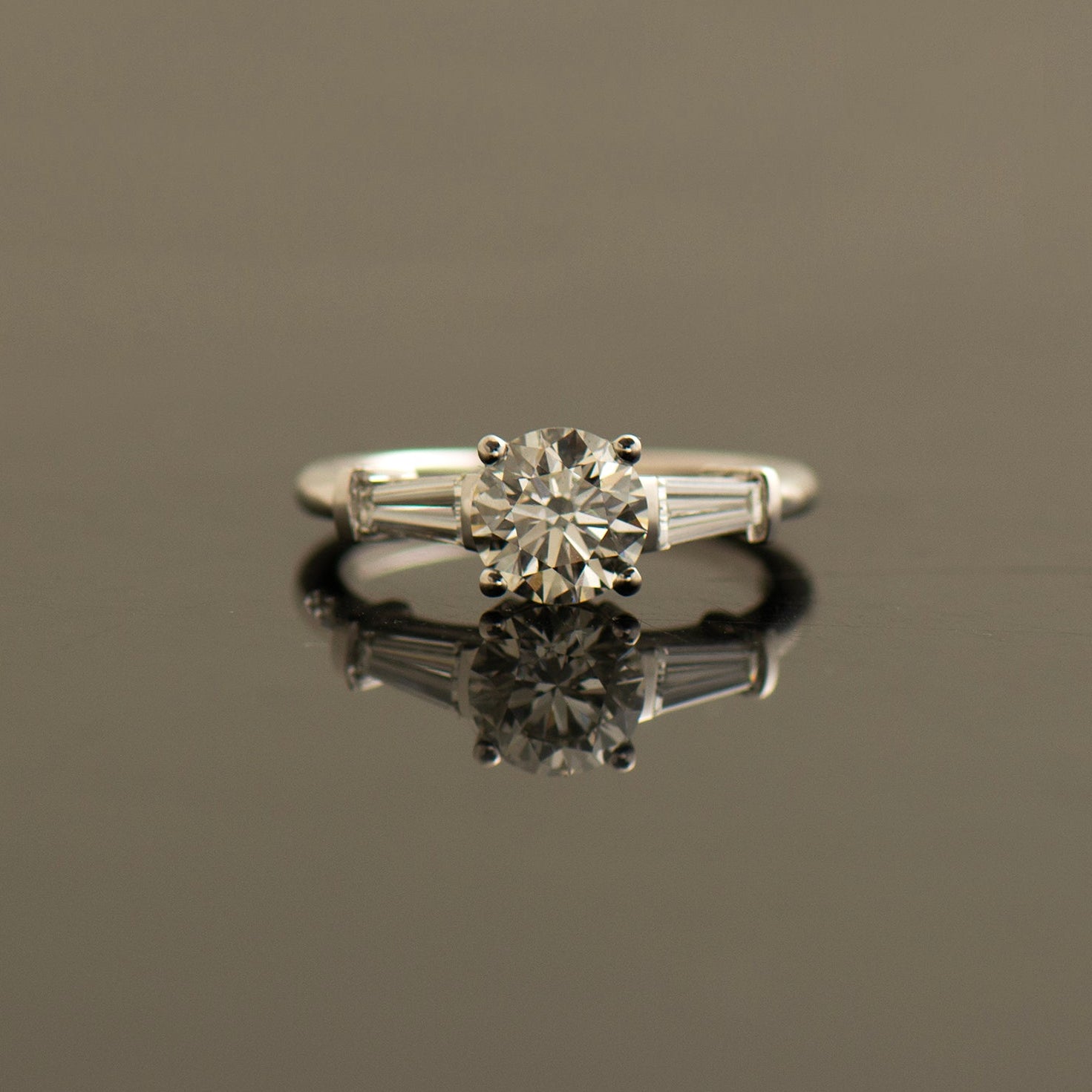 Three stone Lab Diamonds Ring
