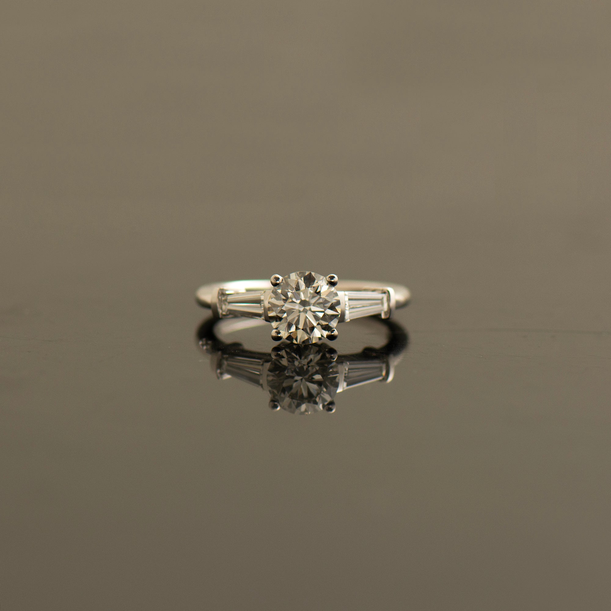 Three stone Lab Diamonds Ring