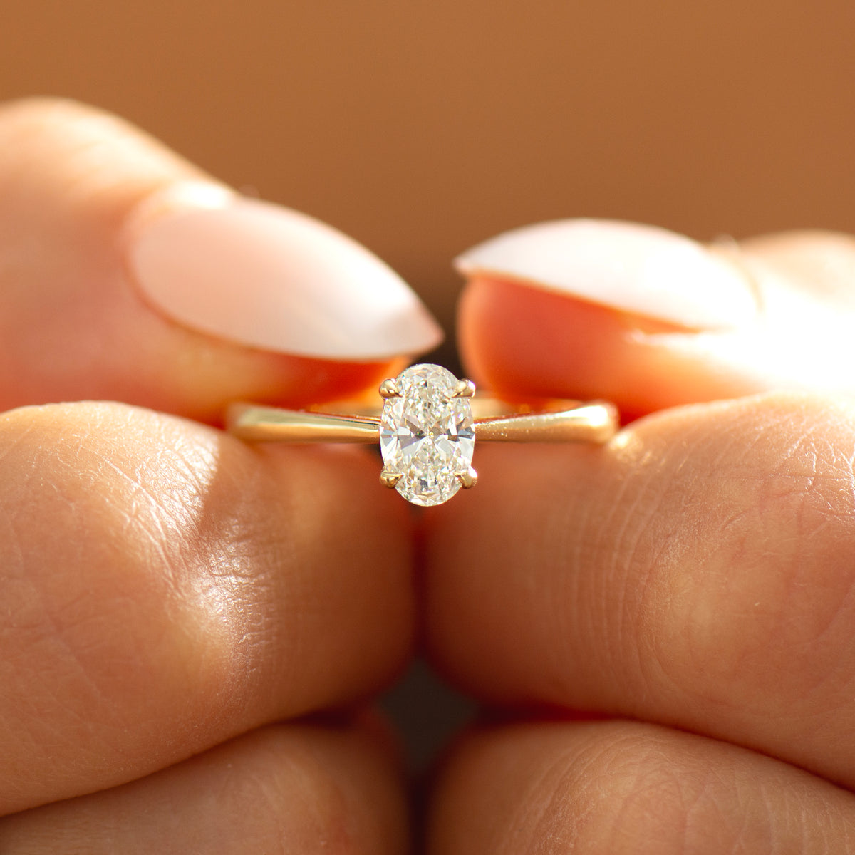 Secret Gemstone Solitaire Ring