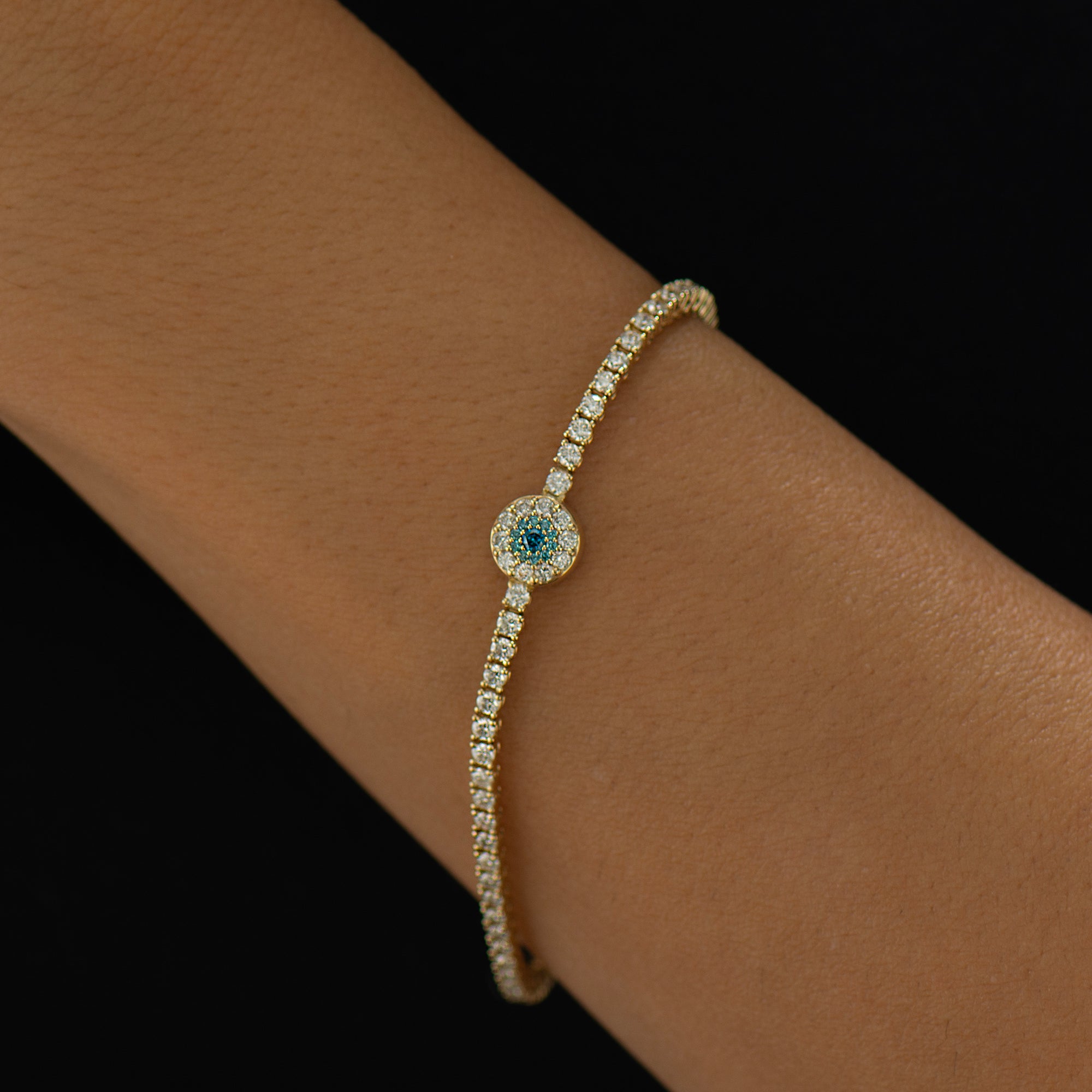 Evil Eye Tennis Bracelet