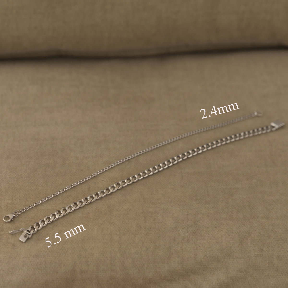 5.5mm Solid Gold Cuban Link Bracelet