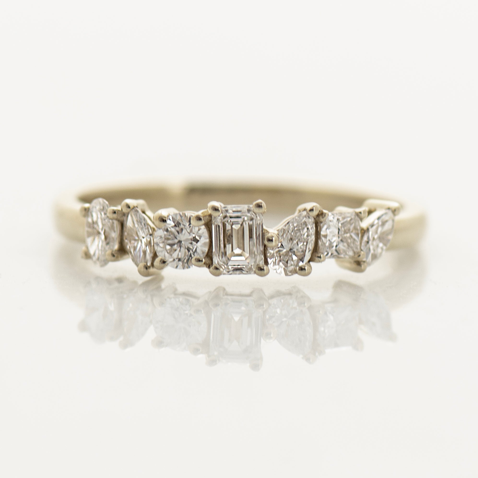 Multi Shape Diamonds Ring