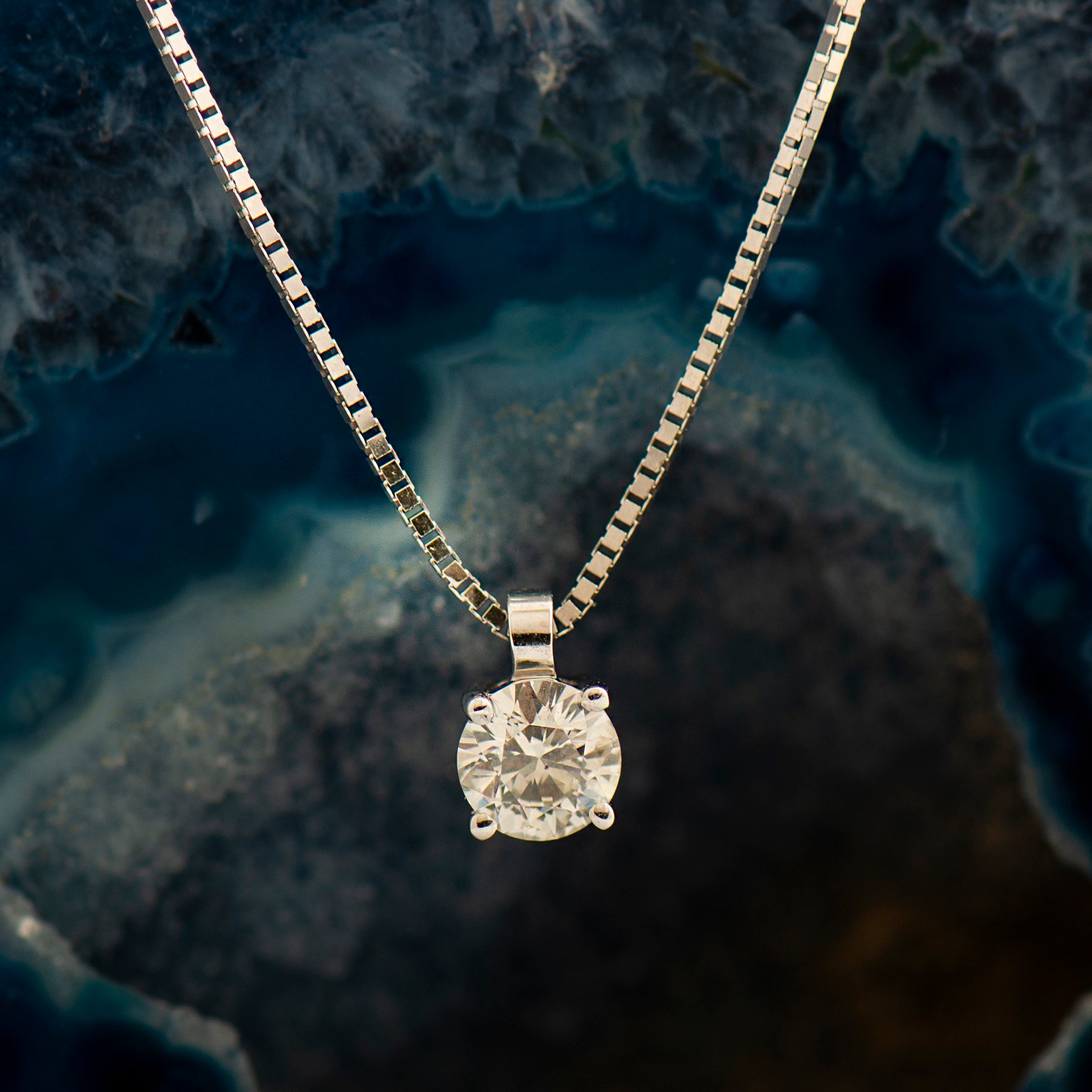 Solitaire Diamond Necklace