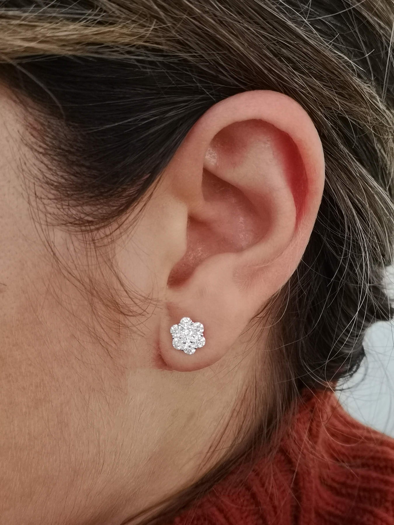 Flower Diamonds Studs