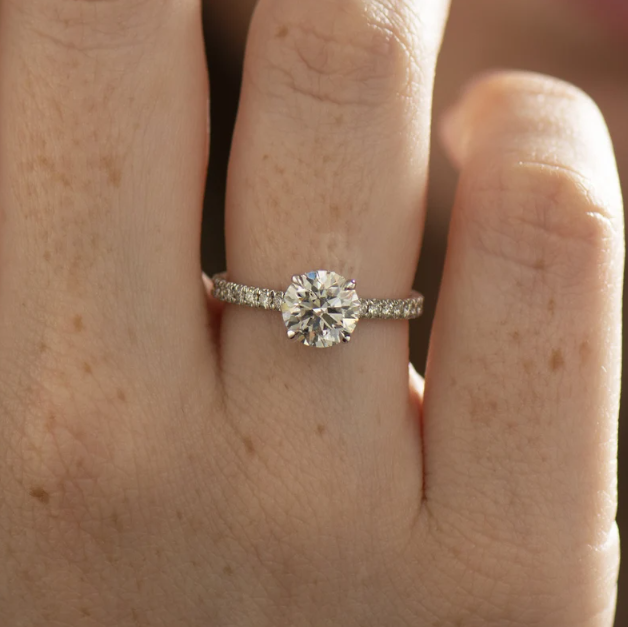 Floating Engagement Ring