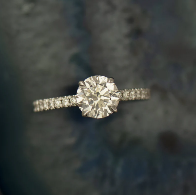 Floating Engagement Ring