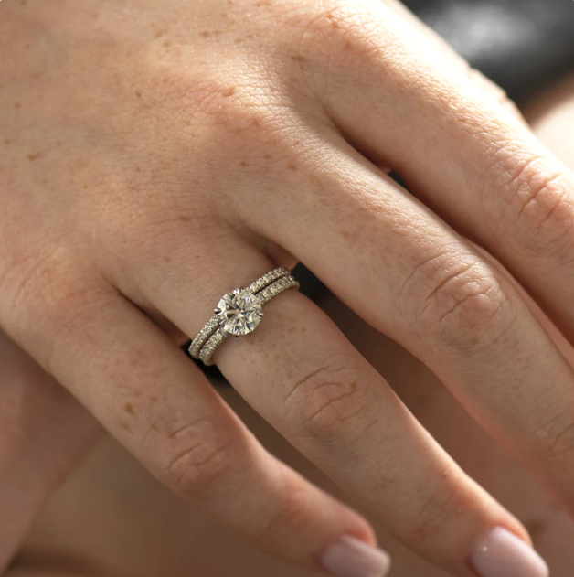 Floating Engagement Ring