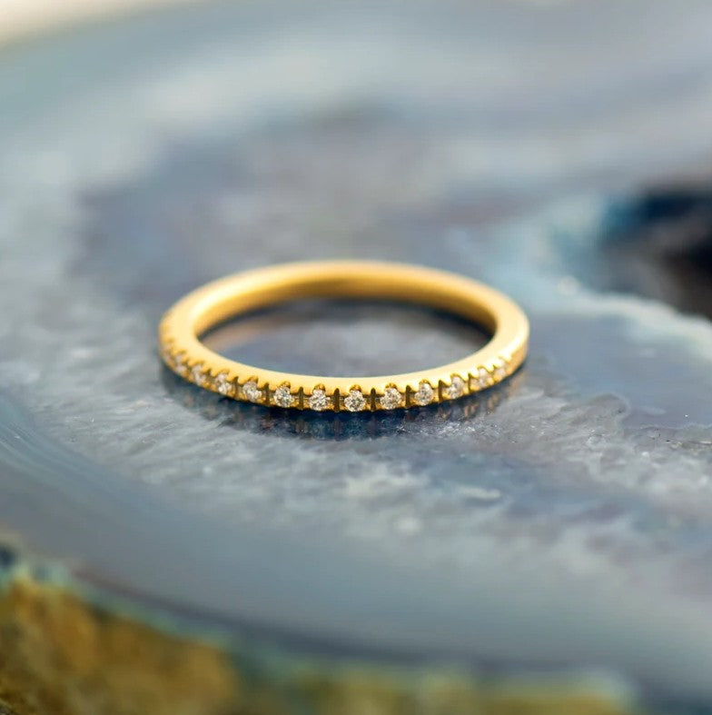 Delicate Boho Diamonds Band